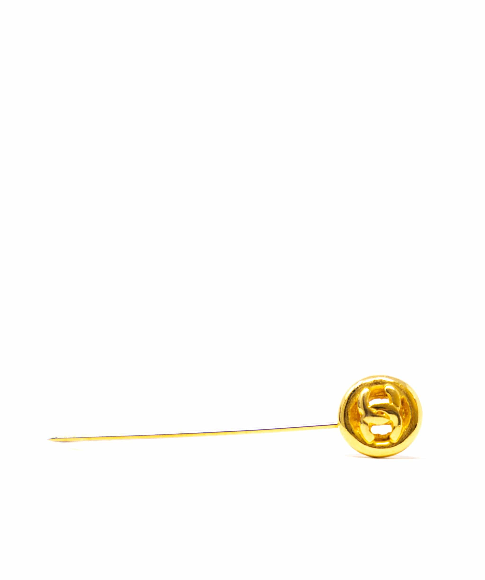 Chanel Chanel gold tie pin ASL3984