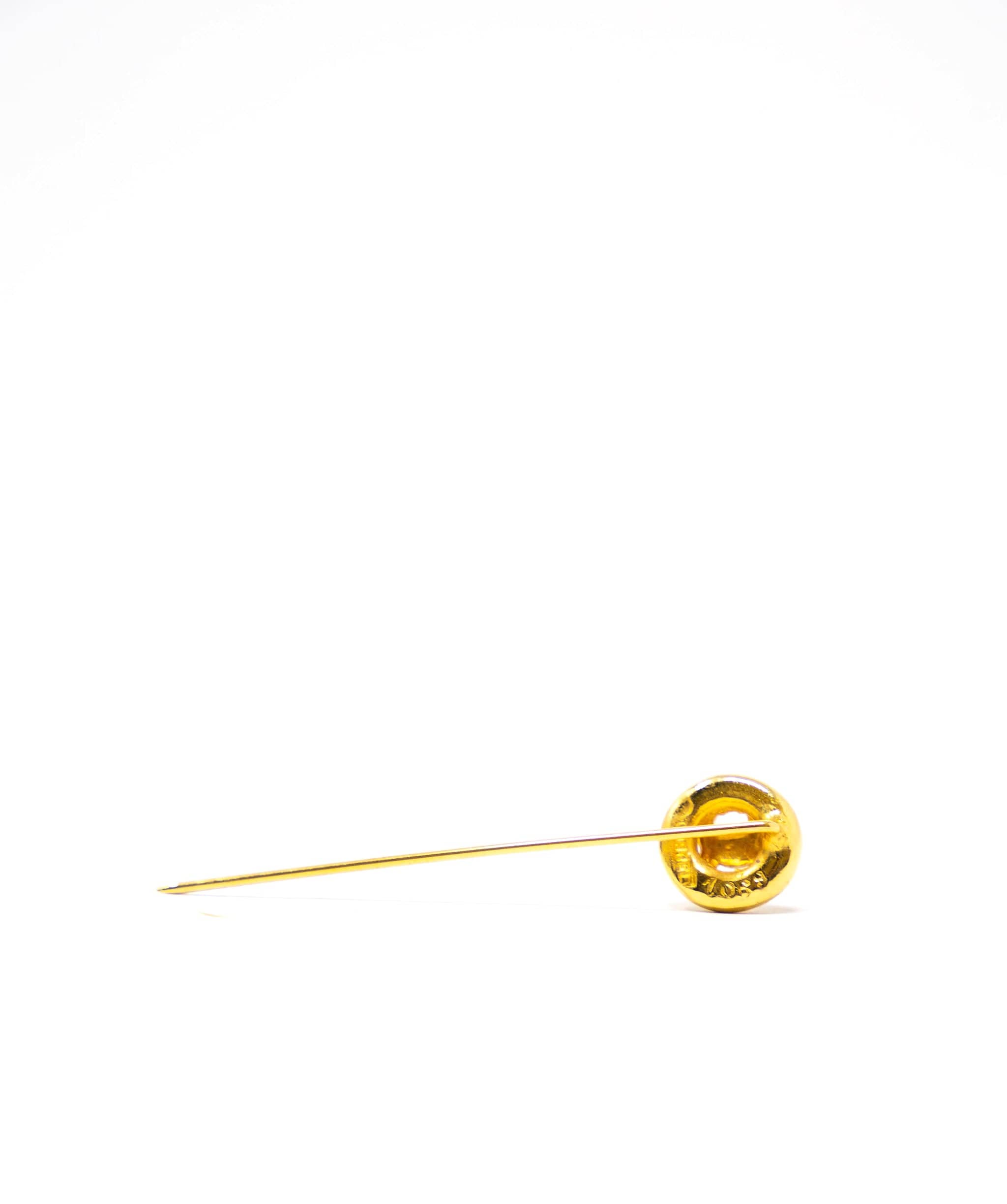 Chanel Chanel gold tie pin ASL3984