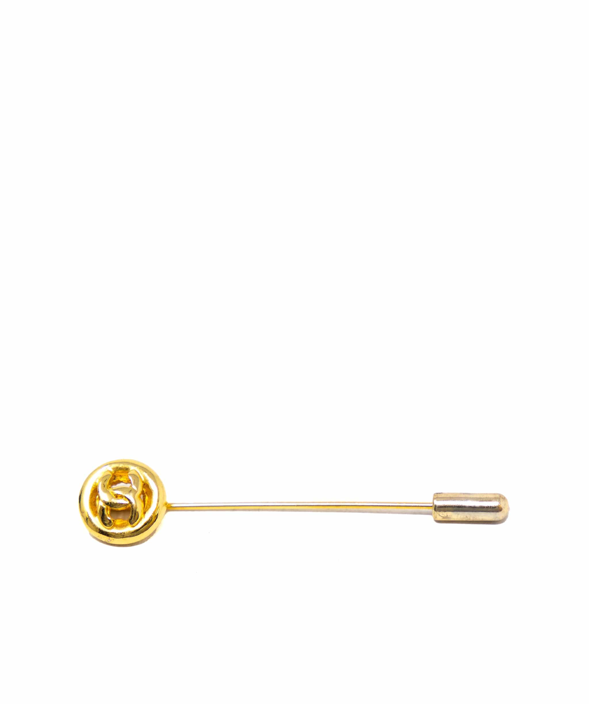 Chanel Chanel gold tie pin ASL3984