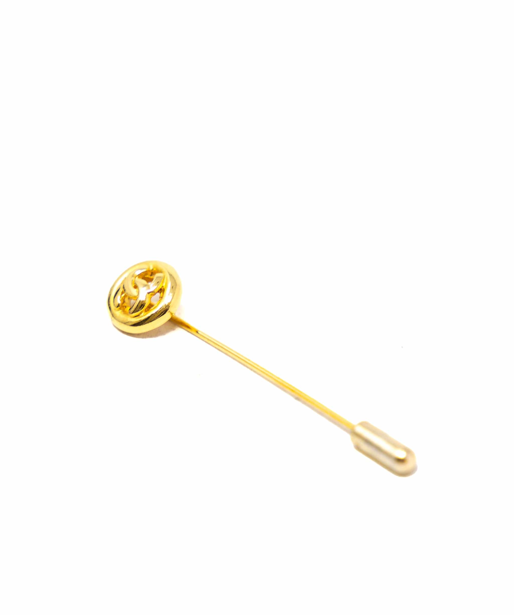 Chanel Chanel gold tie pin ASL3984