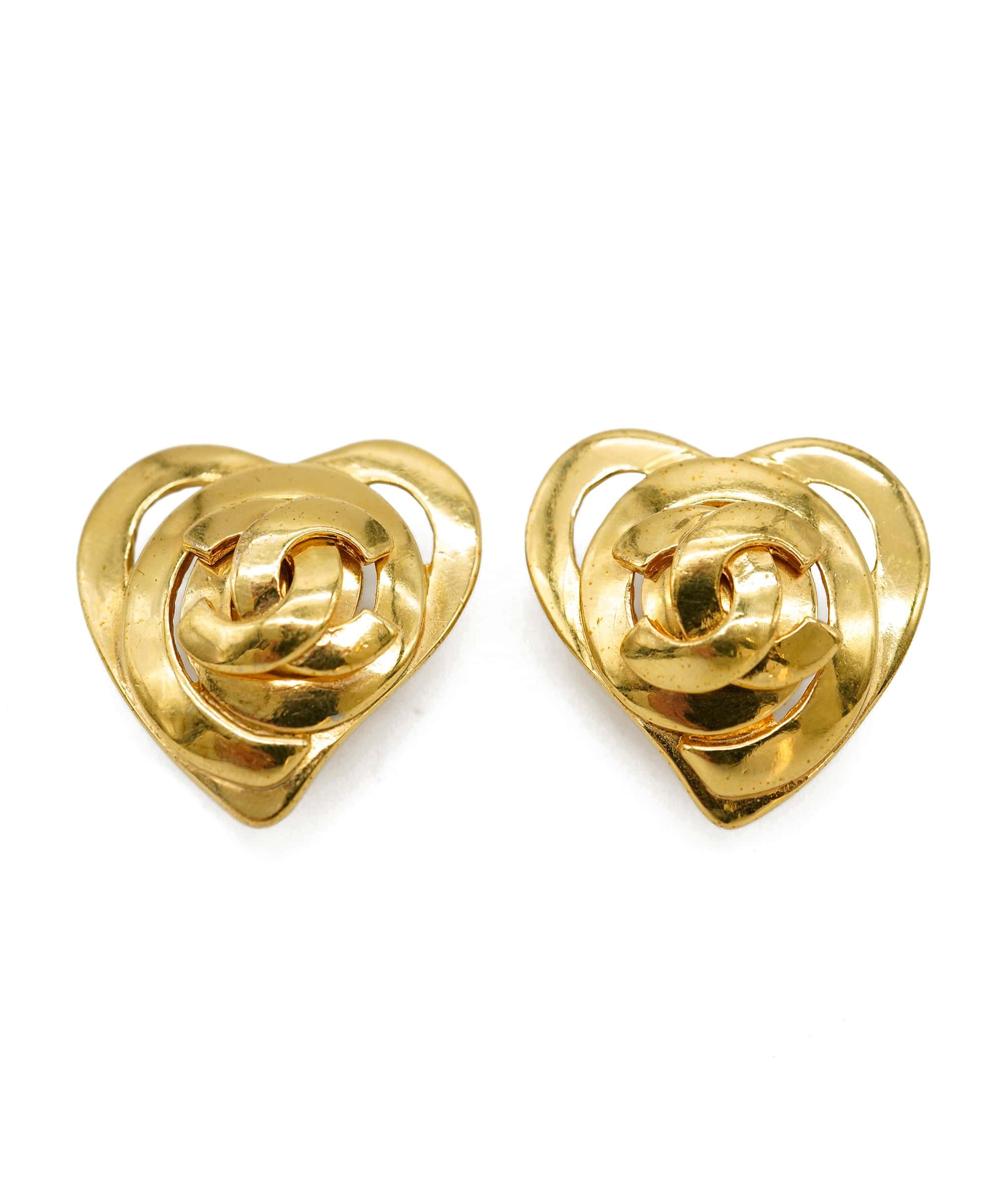 Chanel Chanel heart earrings ASL4225