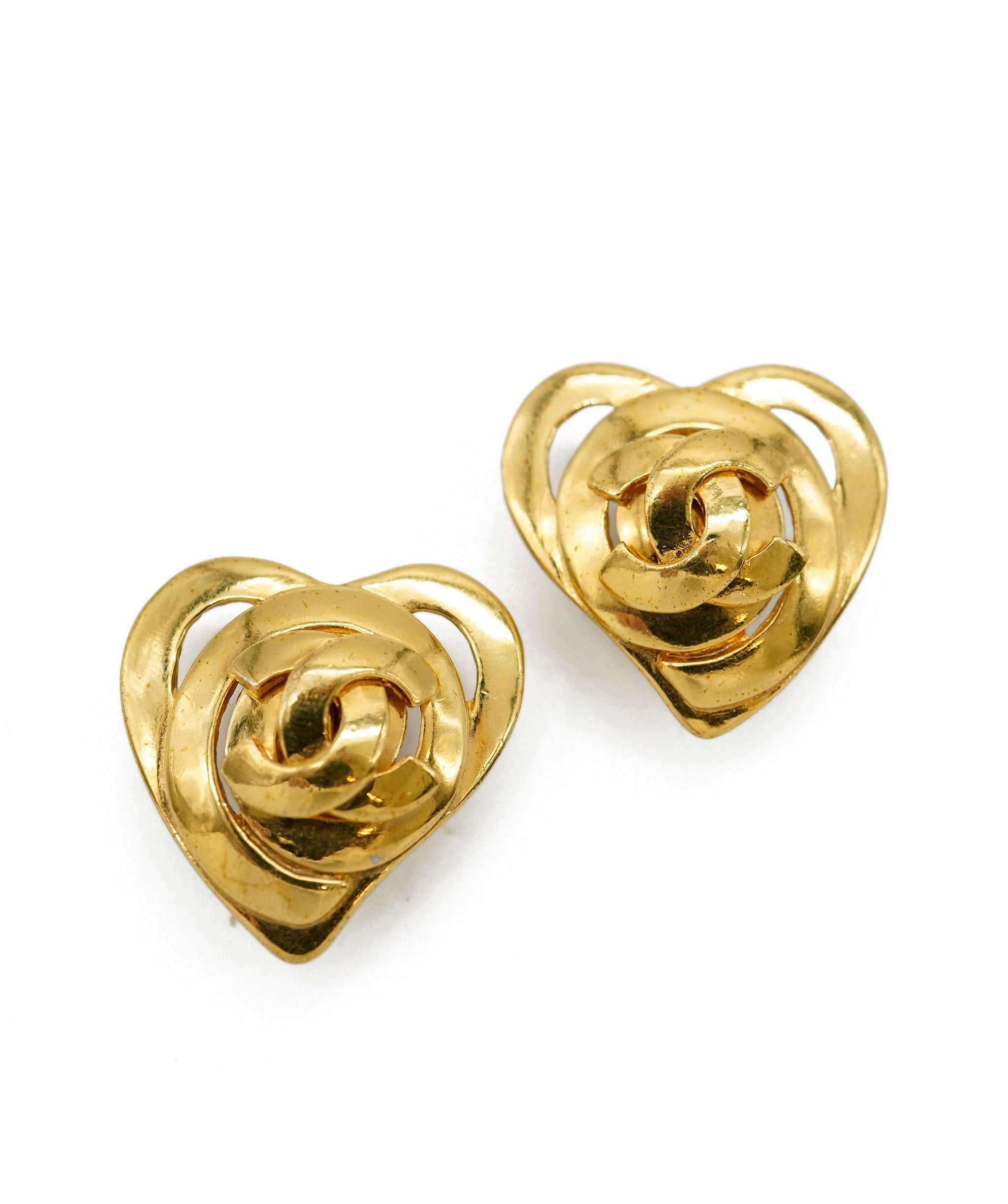 Chanel Chanel heart earrings ASL4225