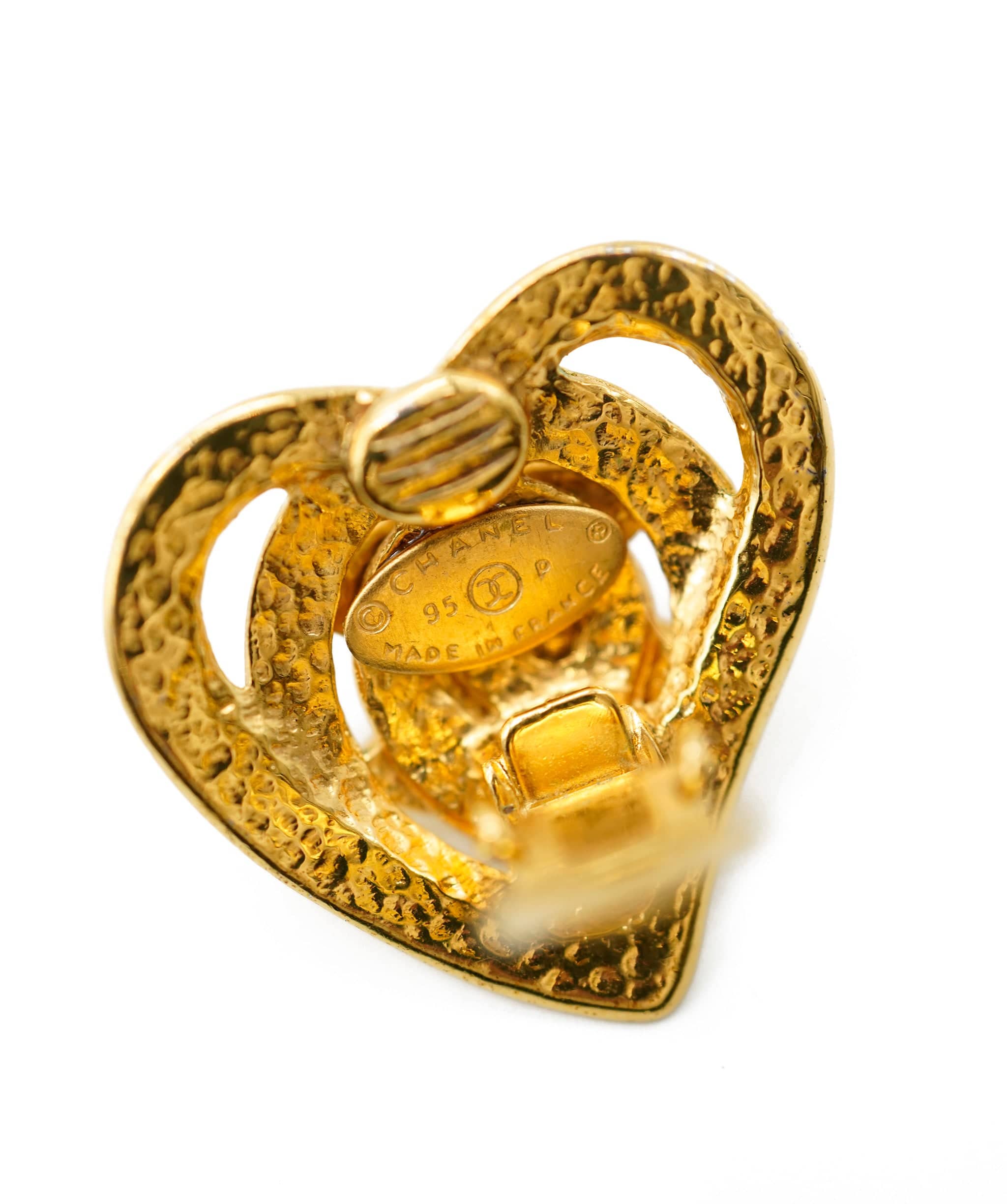 Chanel Chanel heart earrings ASL4225