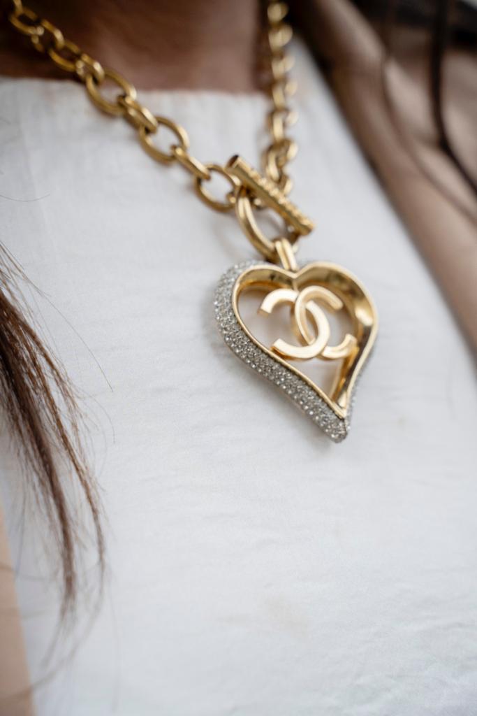 Chanel Chanel Heart Necklace - ADL1604