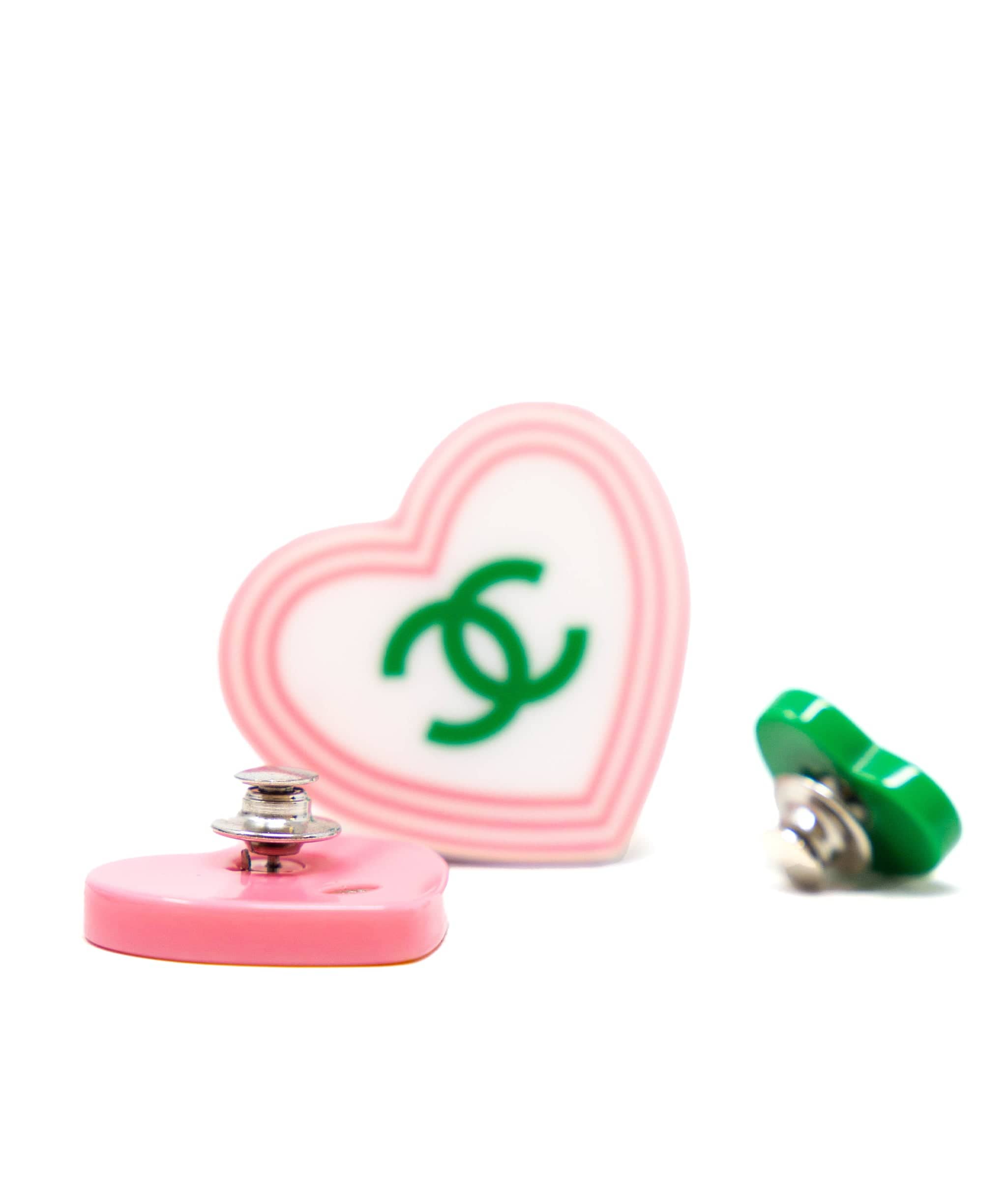 Chanel Chanel Heart Pins set of 3 ASL3938