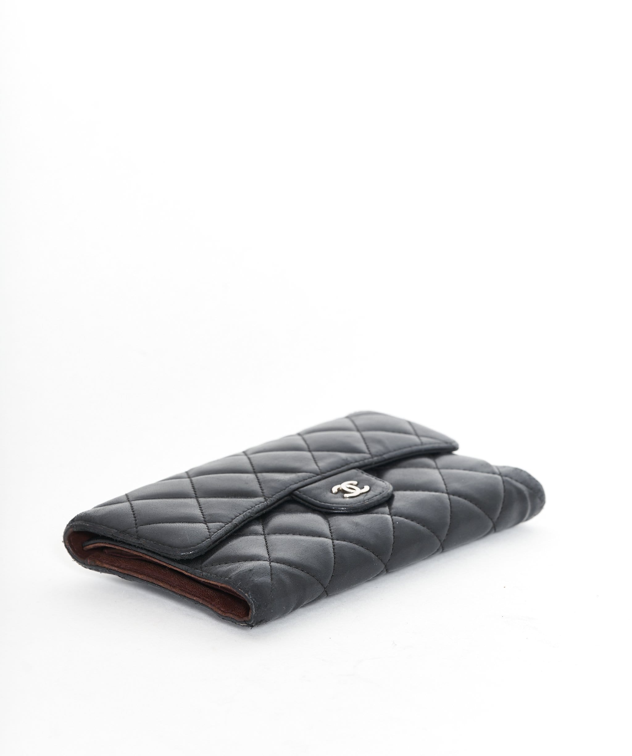 Chanel CHANEL Lamb Skin Matelasse Classic Long Wallet