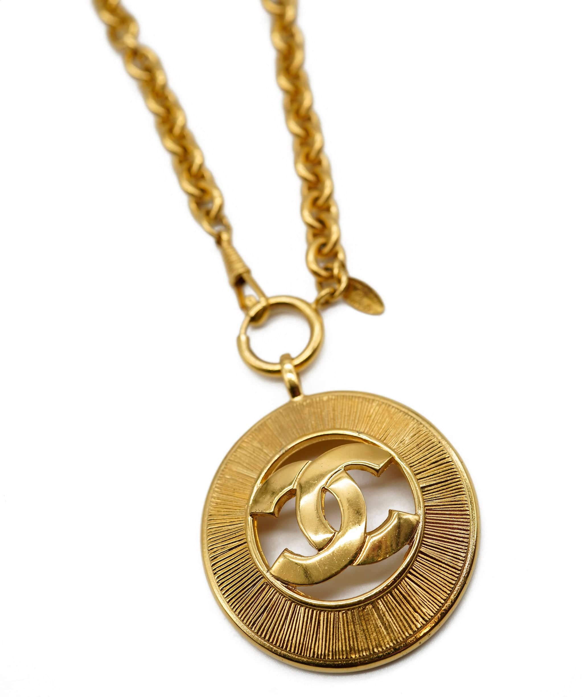 Chanel Chanel large XXL sunburst Necklace RARE AWL4274