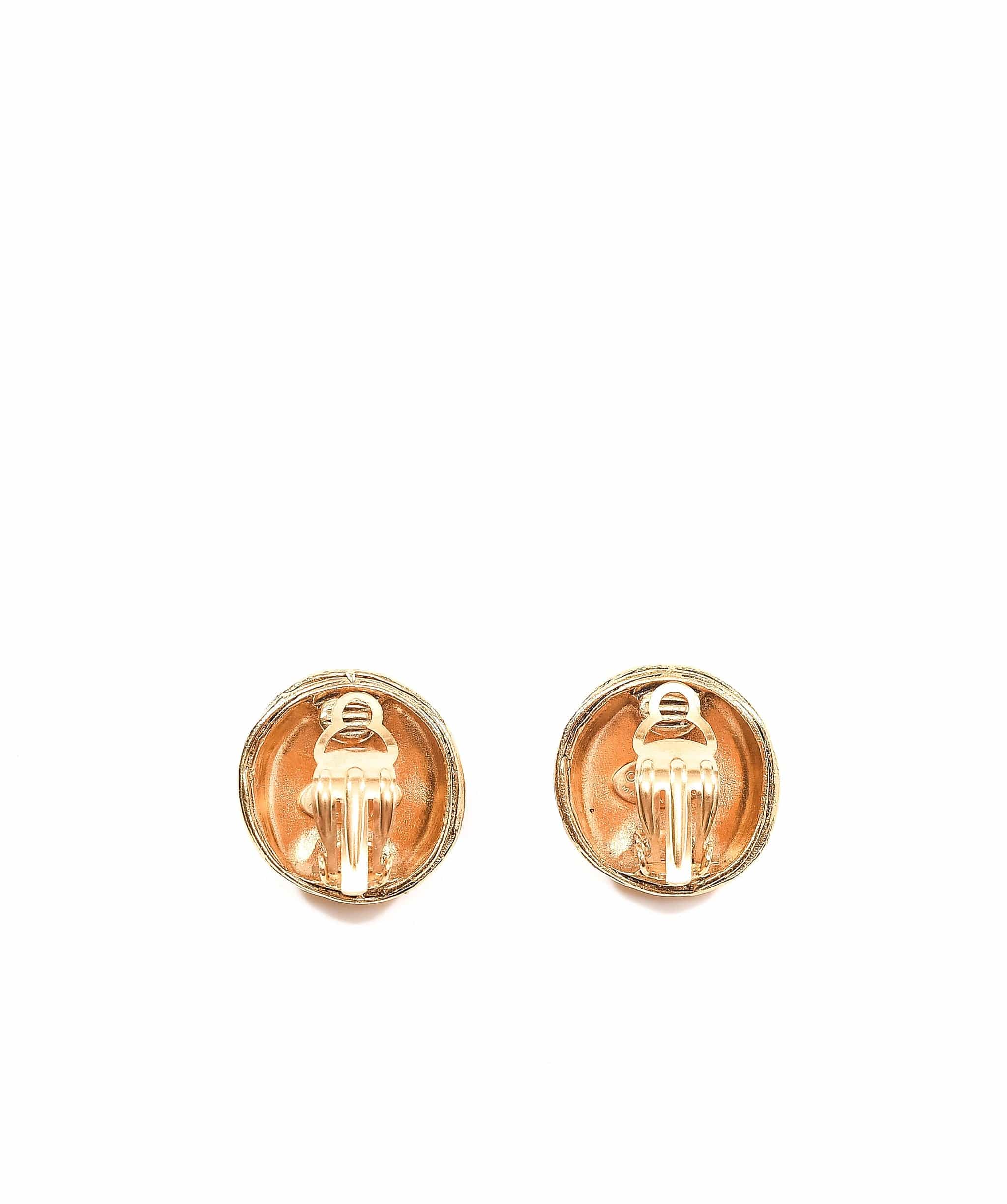 Chanel Chanel layer hoop CC earrings - AWL3492