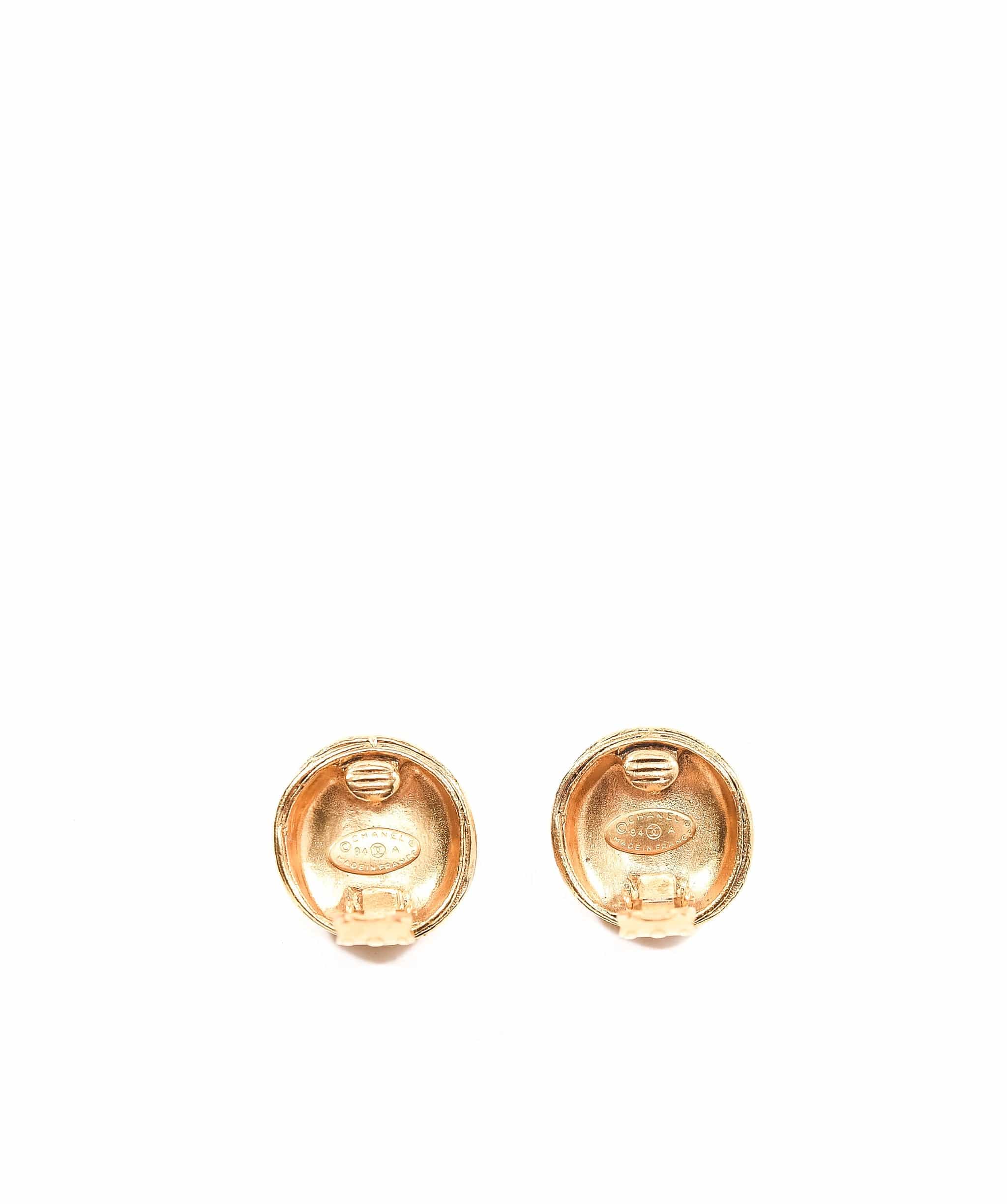 Chanel Chanel layer hoop CC earrings - AWL3492