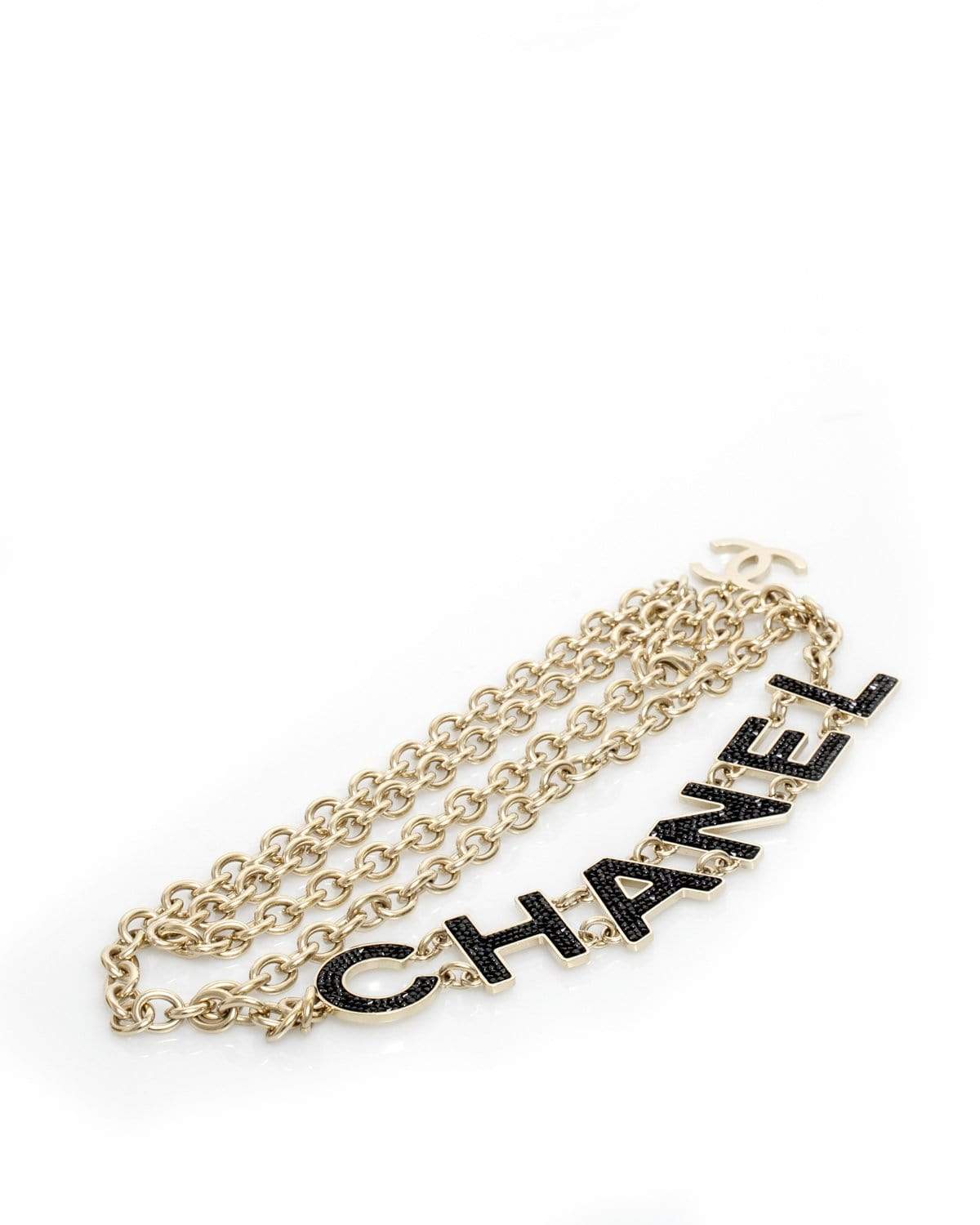 Chanel Chanel Logo Crystal Belt - ADL1605