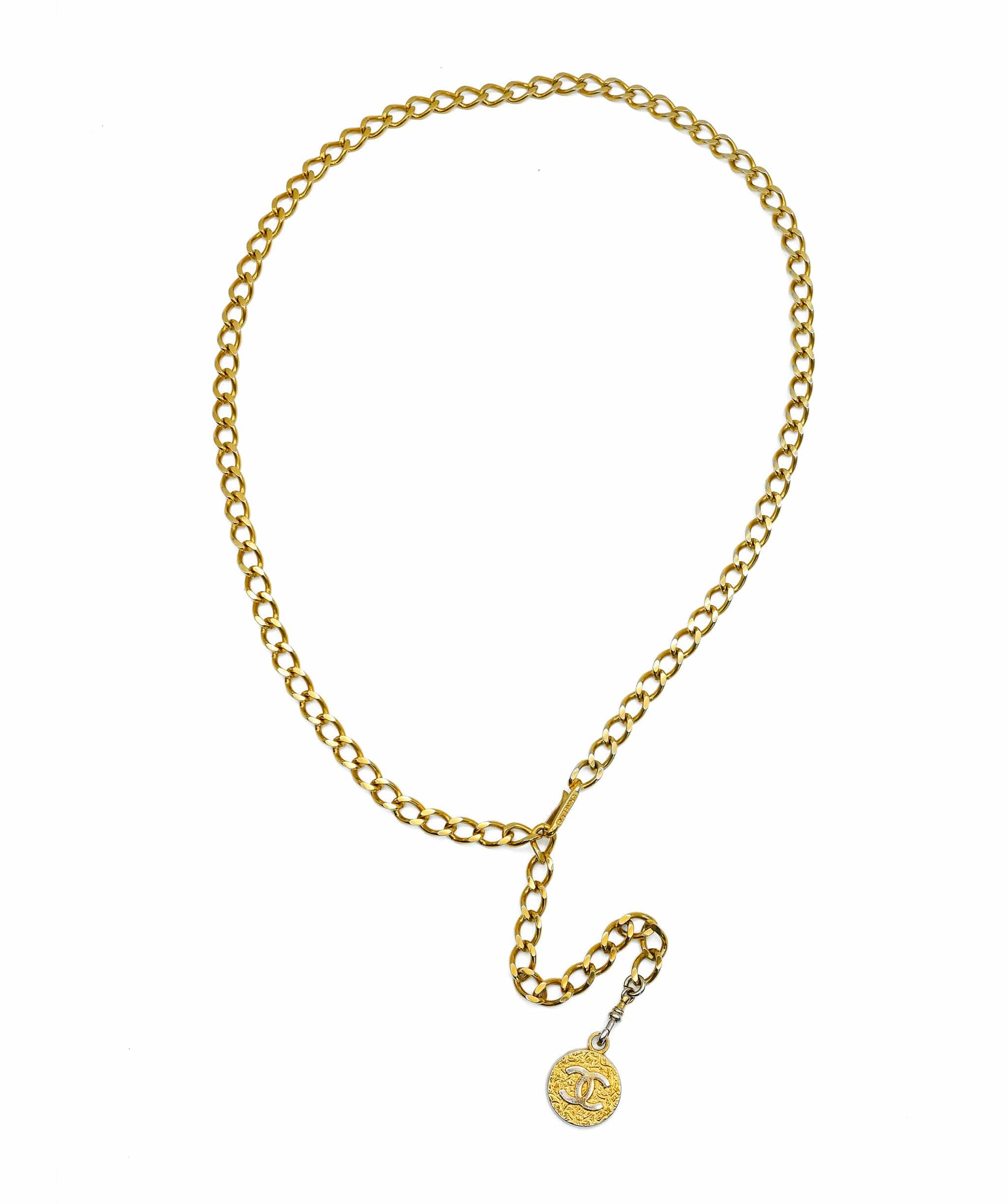 Chanel Chanel Medallion chain belt necklace