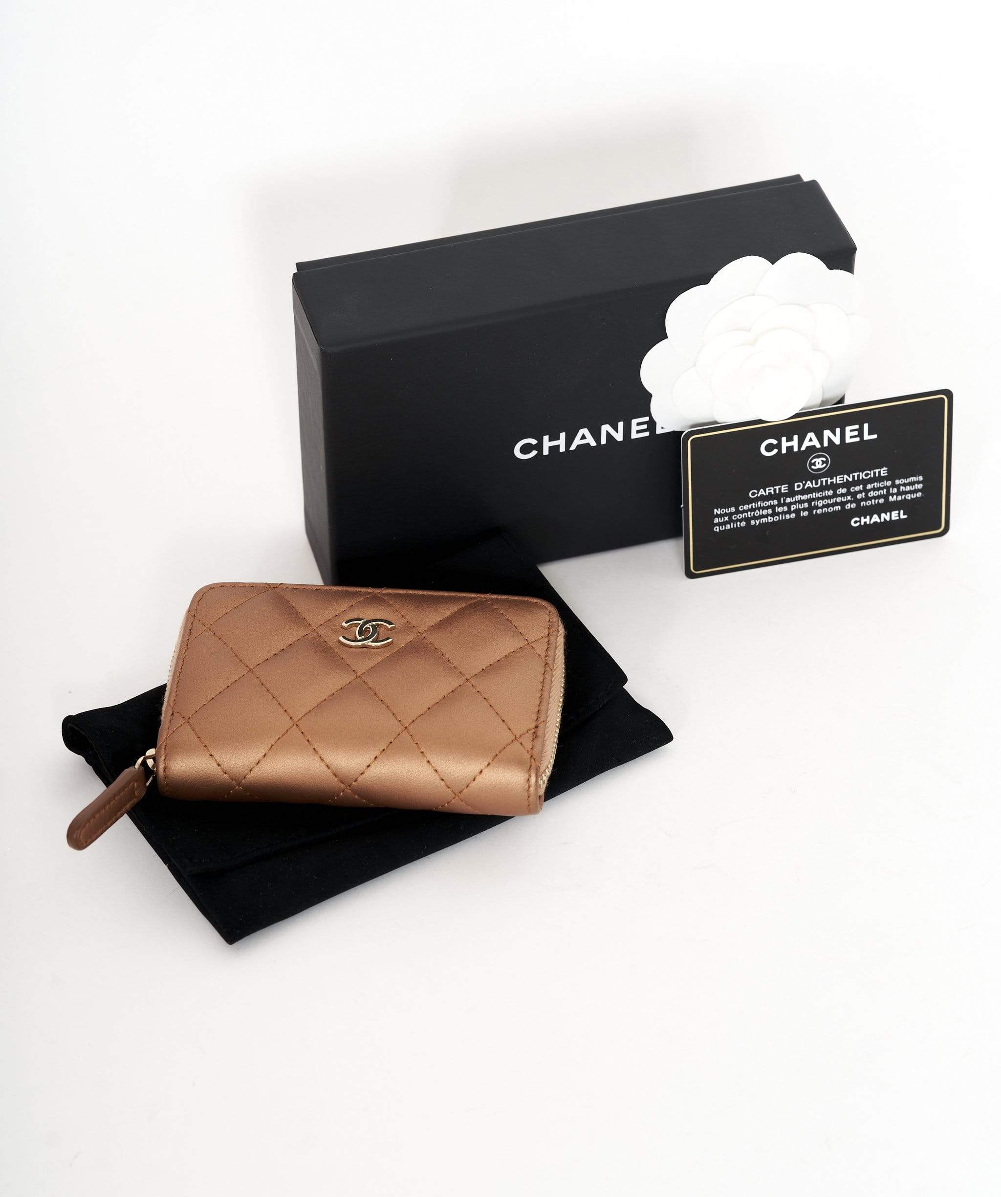 Chanel Chanel Metallic Bronze Mini Purse