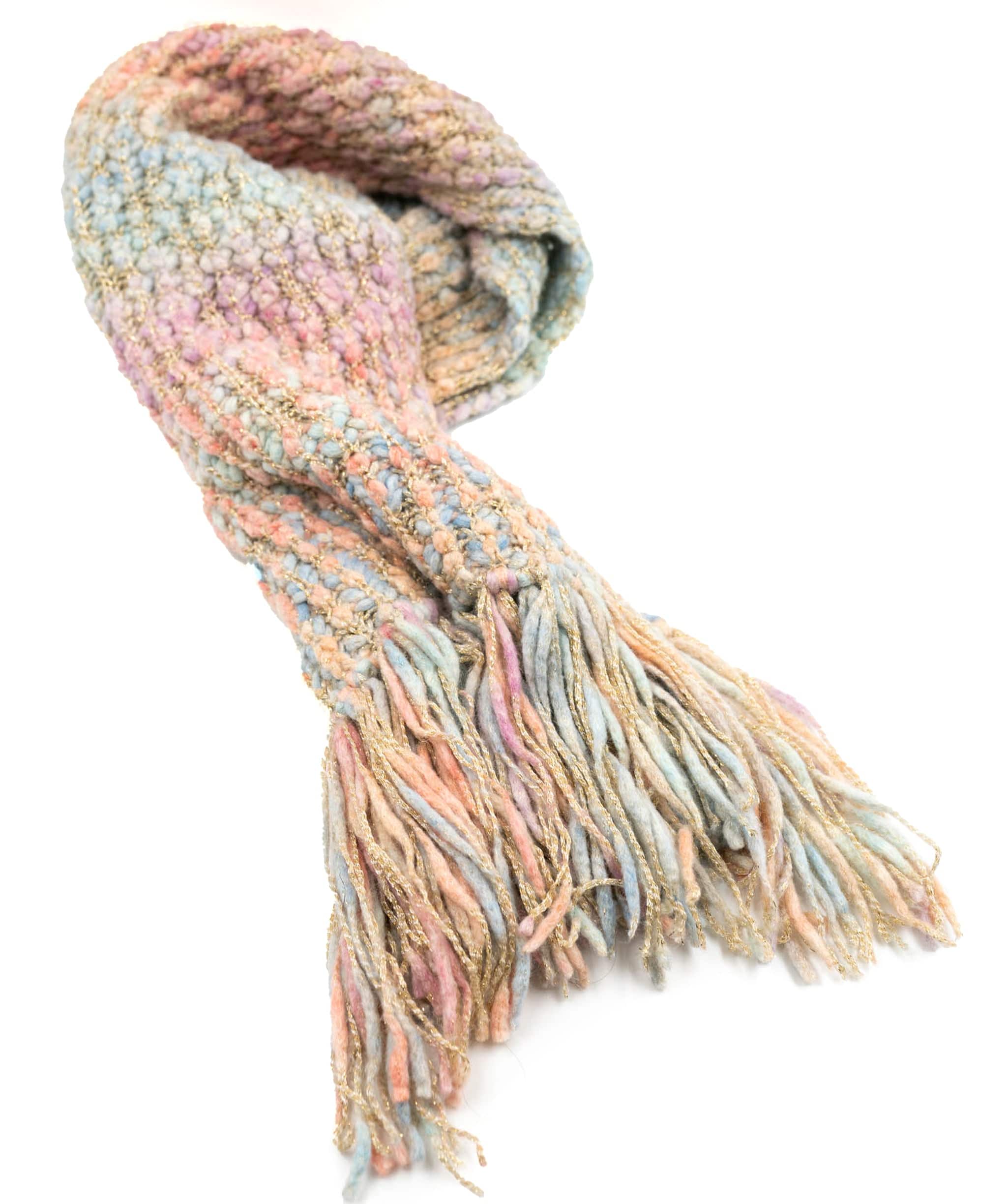 Chanel chanel multi coloured knit scarf ALC0087