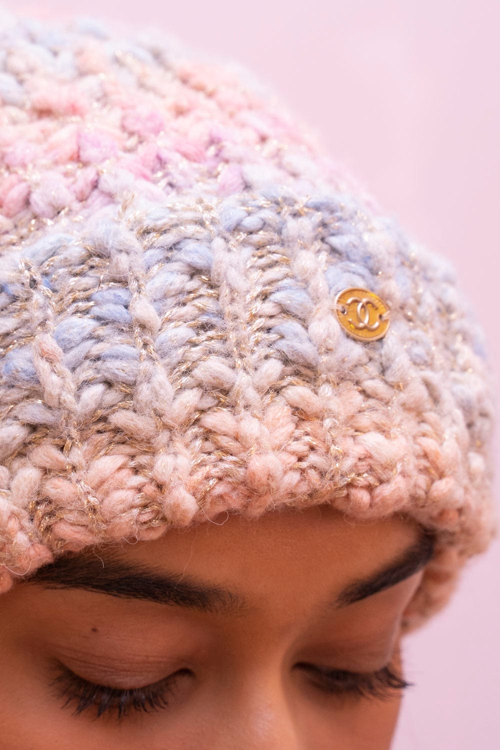 Chanel Chanel Multicolour Knit Beanie Hat - ASL2102