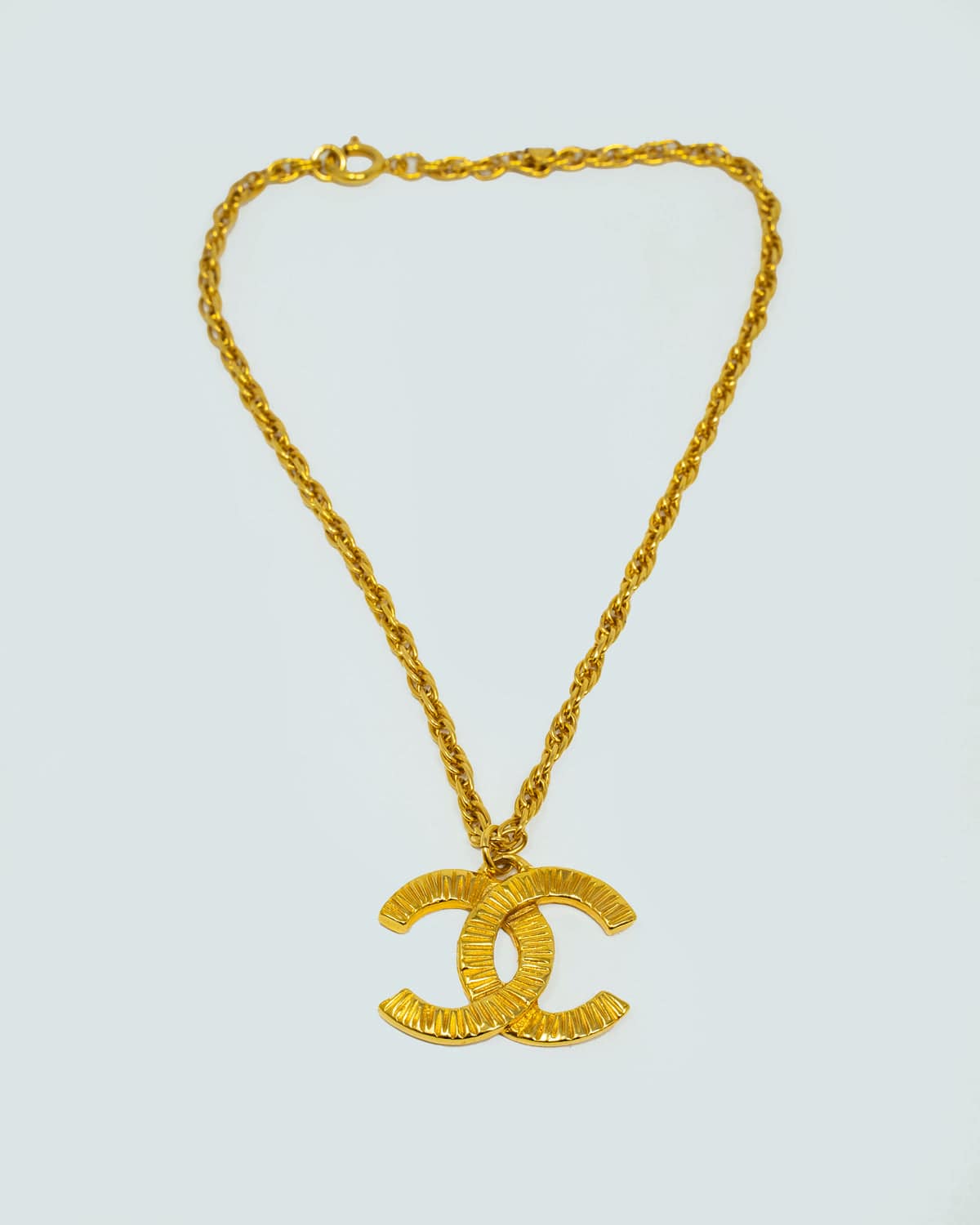 Chanel Chanel necklace jumbo cc 24kt gold gilded - ADL1971