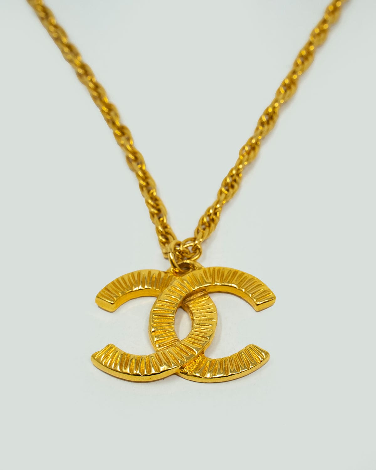 Chanel Chanel necklace jumbo cc 24kt gold gilded - ADL1971