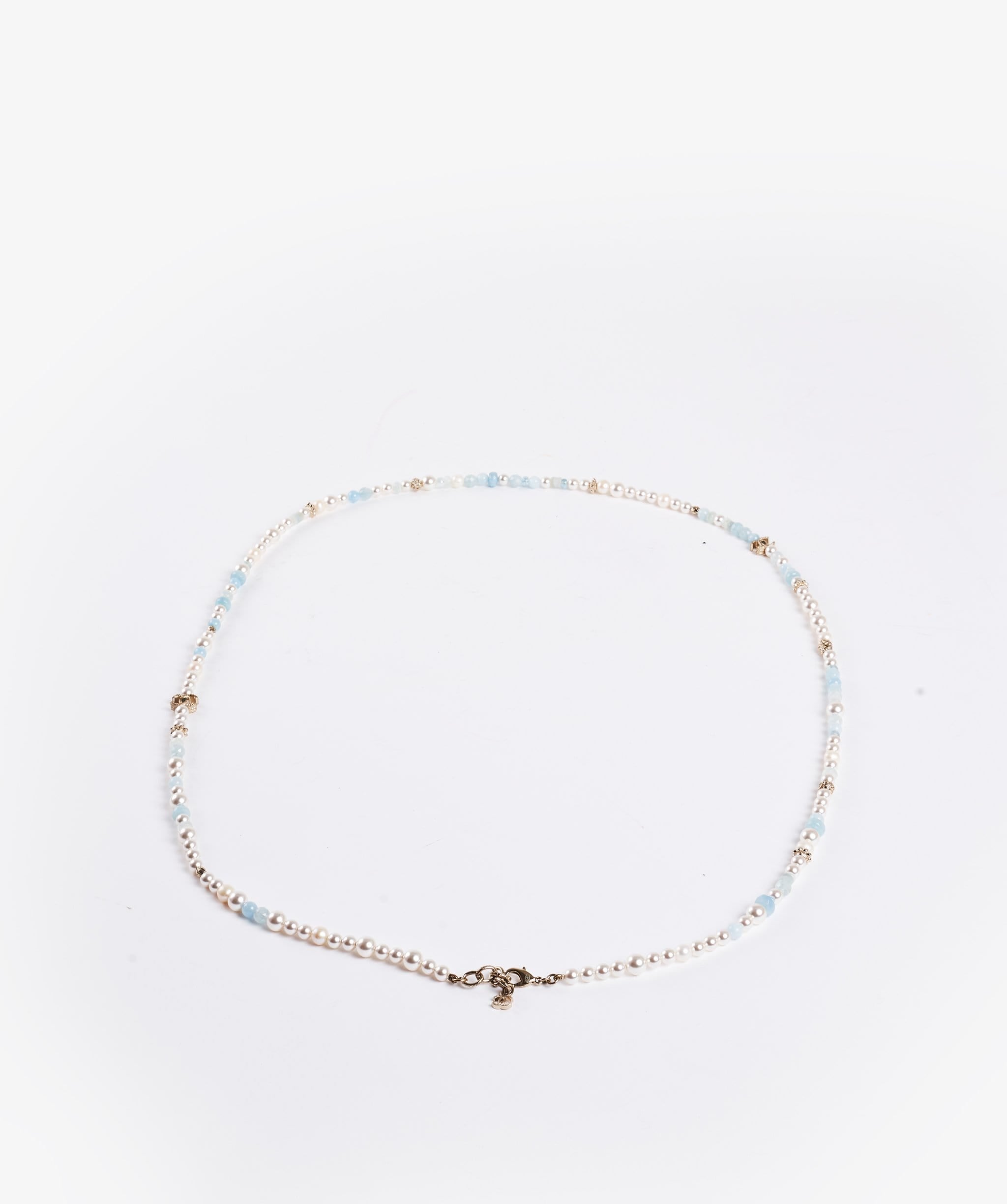 Chanel Chanel Necklace Pearl Blue