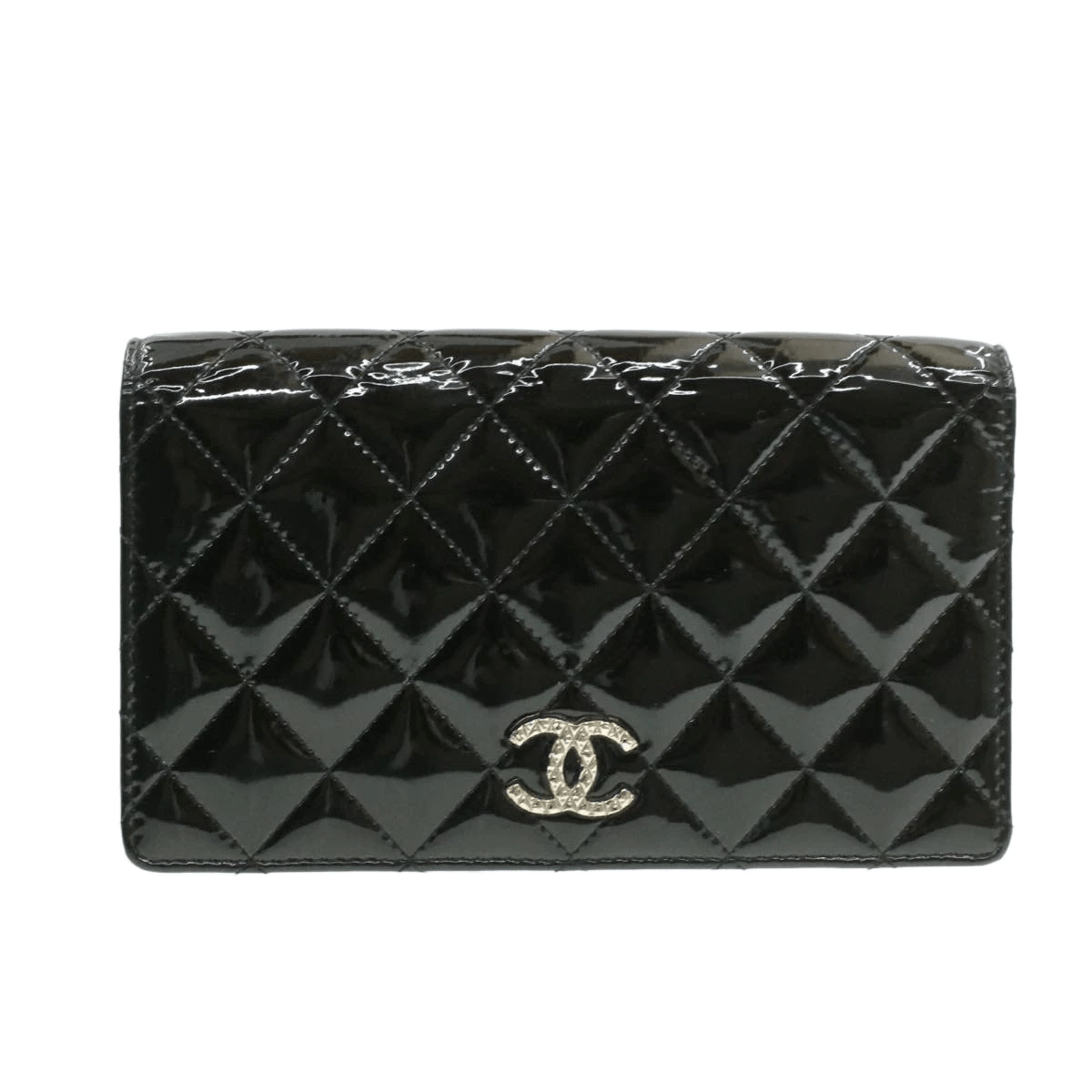 Chanel Chanel Patent Bi-fold wallet