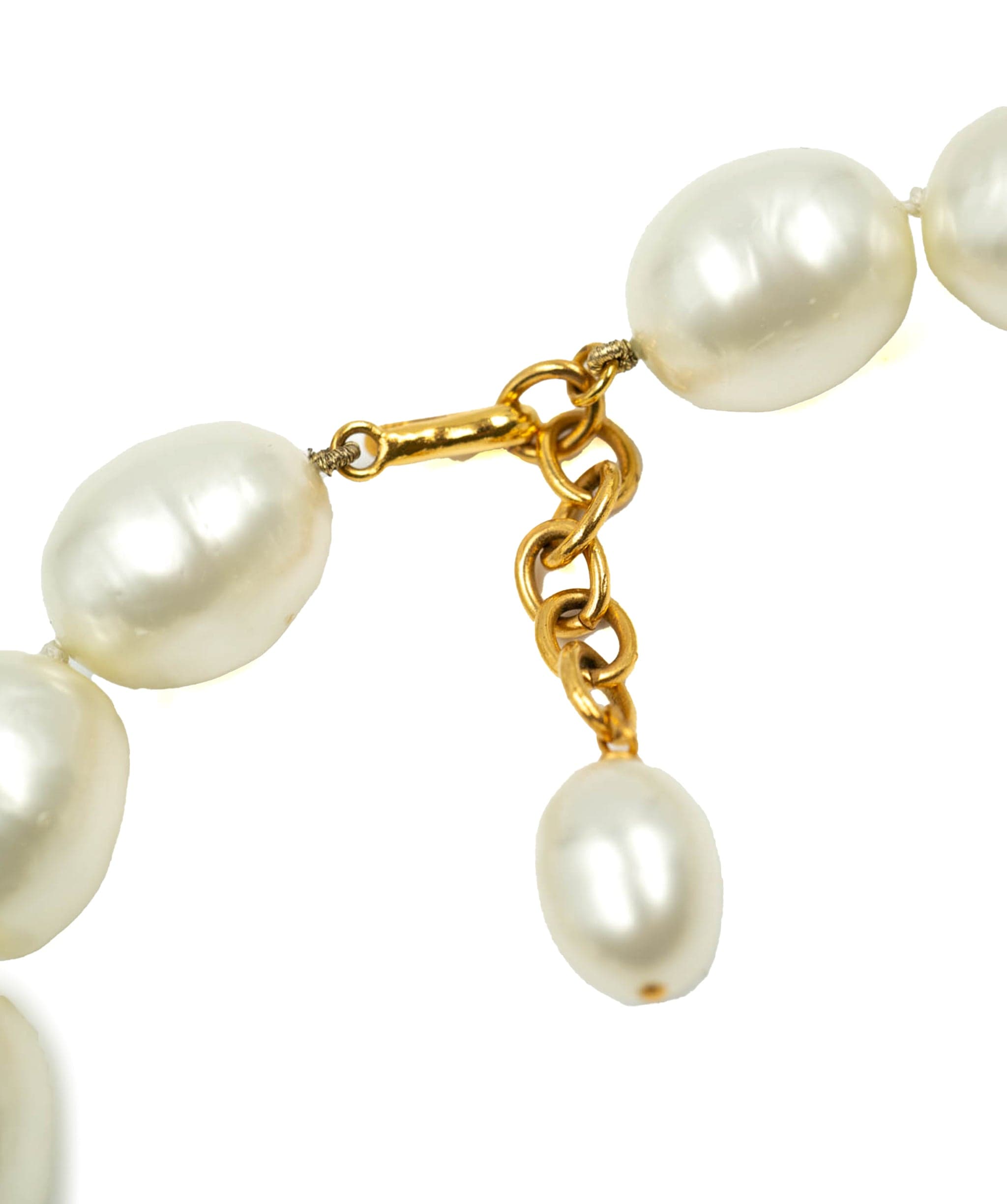 Chanel Chanel Pearl Camilia Necklace gripoix  ASL4812