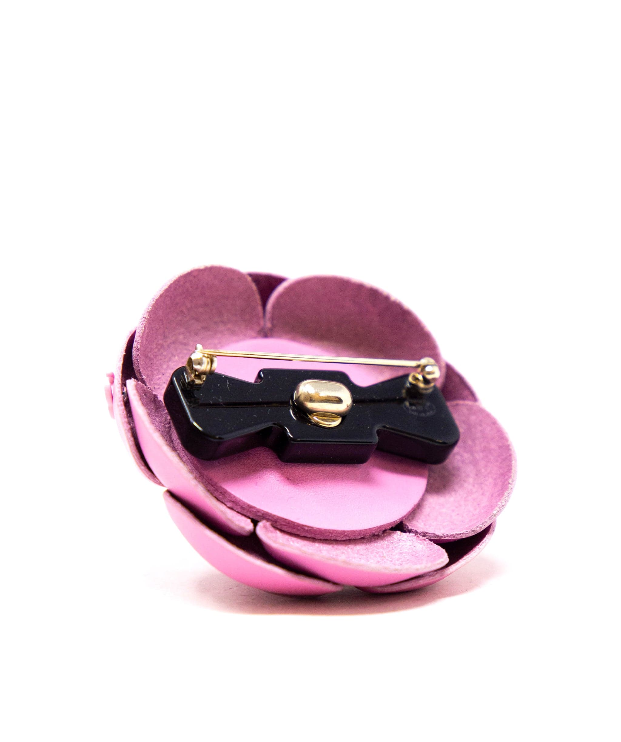 Chanel Chanel Pink Camelia Brooch ASL3939