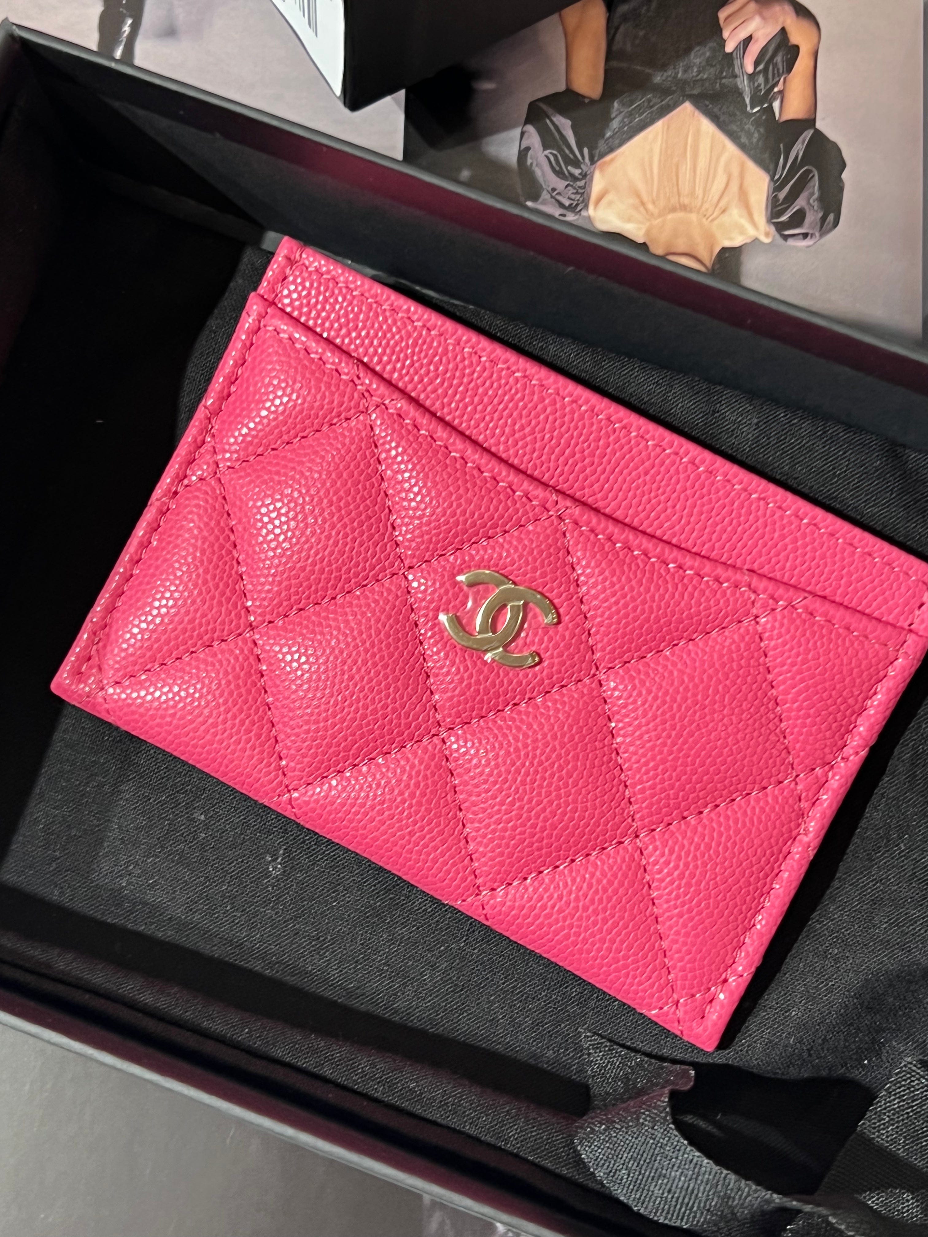 Chanel Chanel pink cardholder  ASL5288