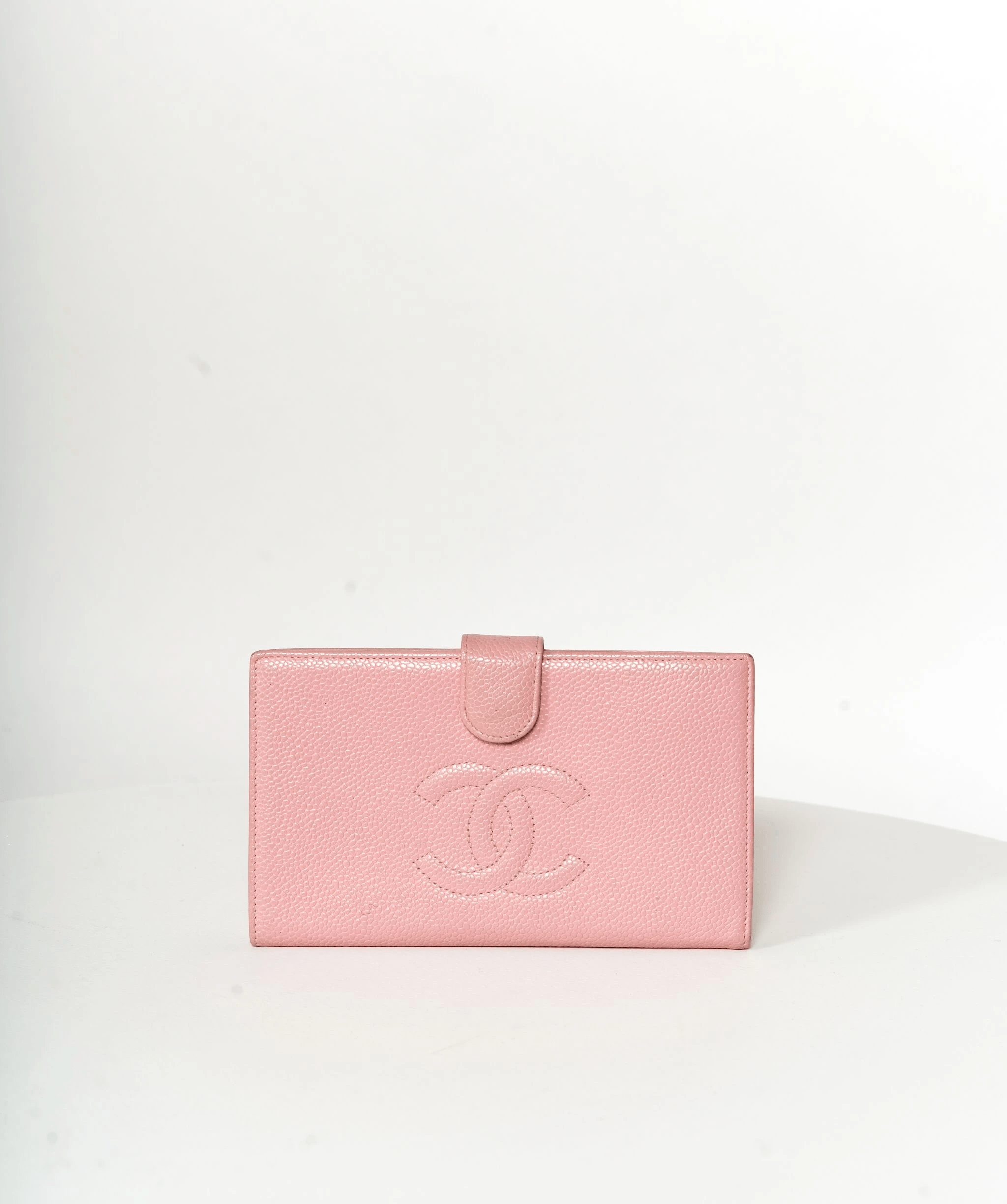 Chanel Chanel Pink Caviar Bi Fold CC Wallet