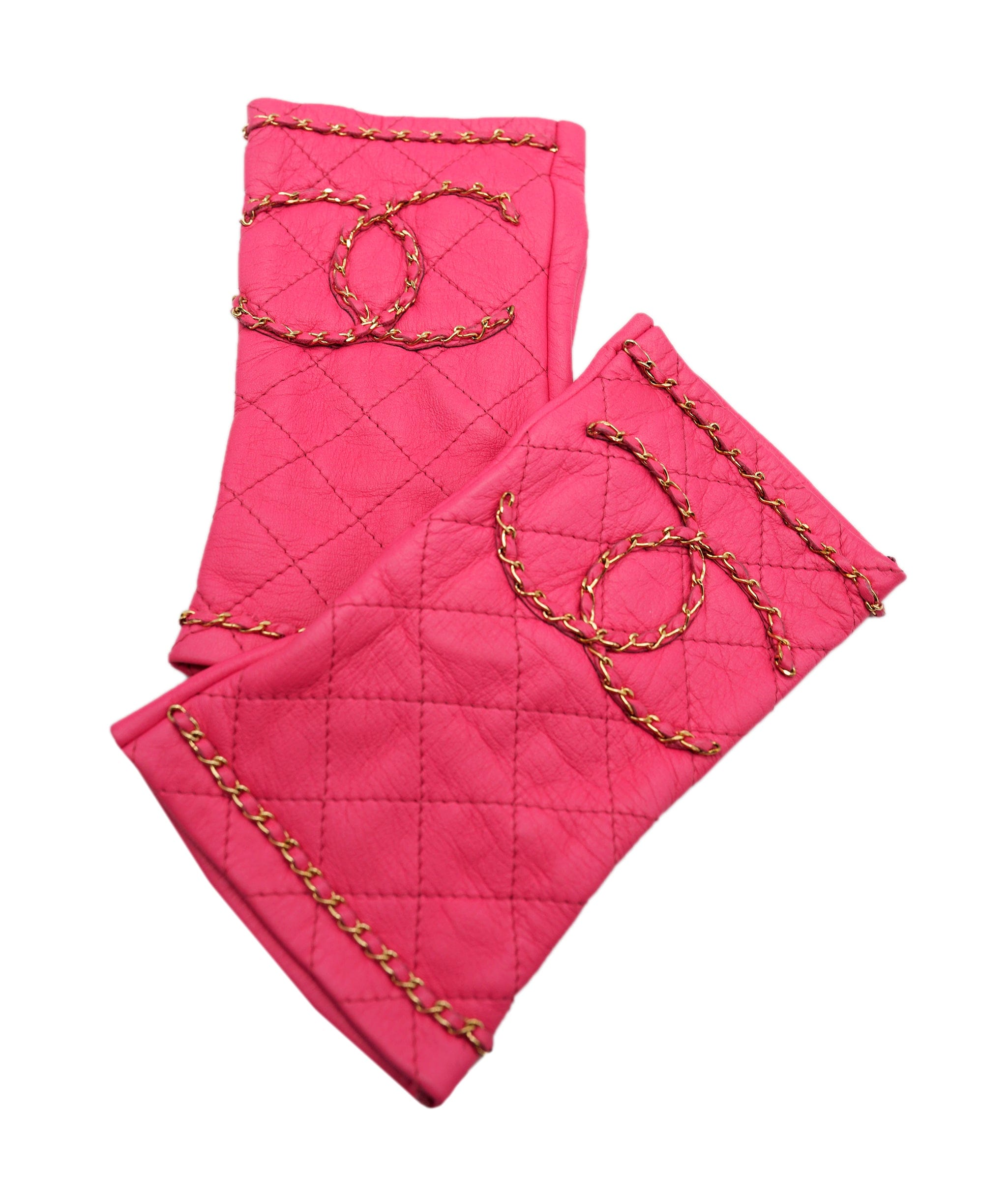 Chanel Chanel Pink Gloves ASL4991