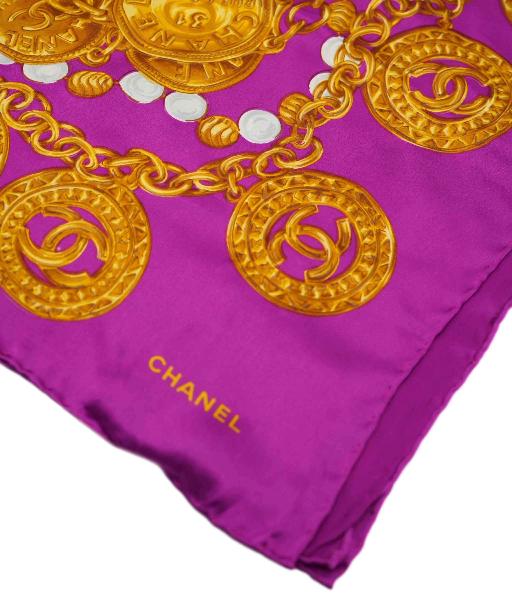 Chanel Chanel purple scarf ALC0192