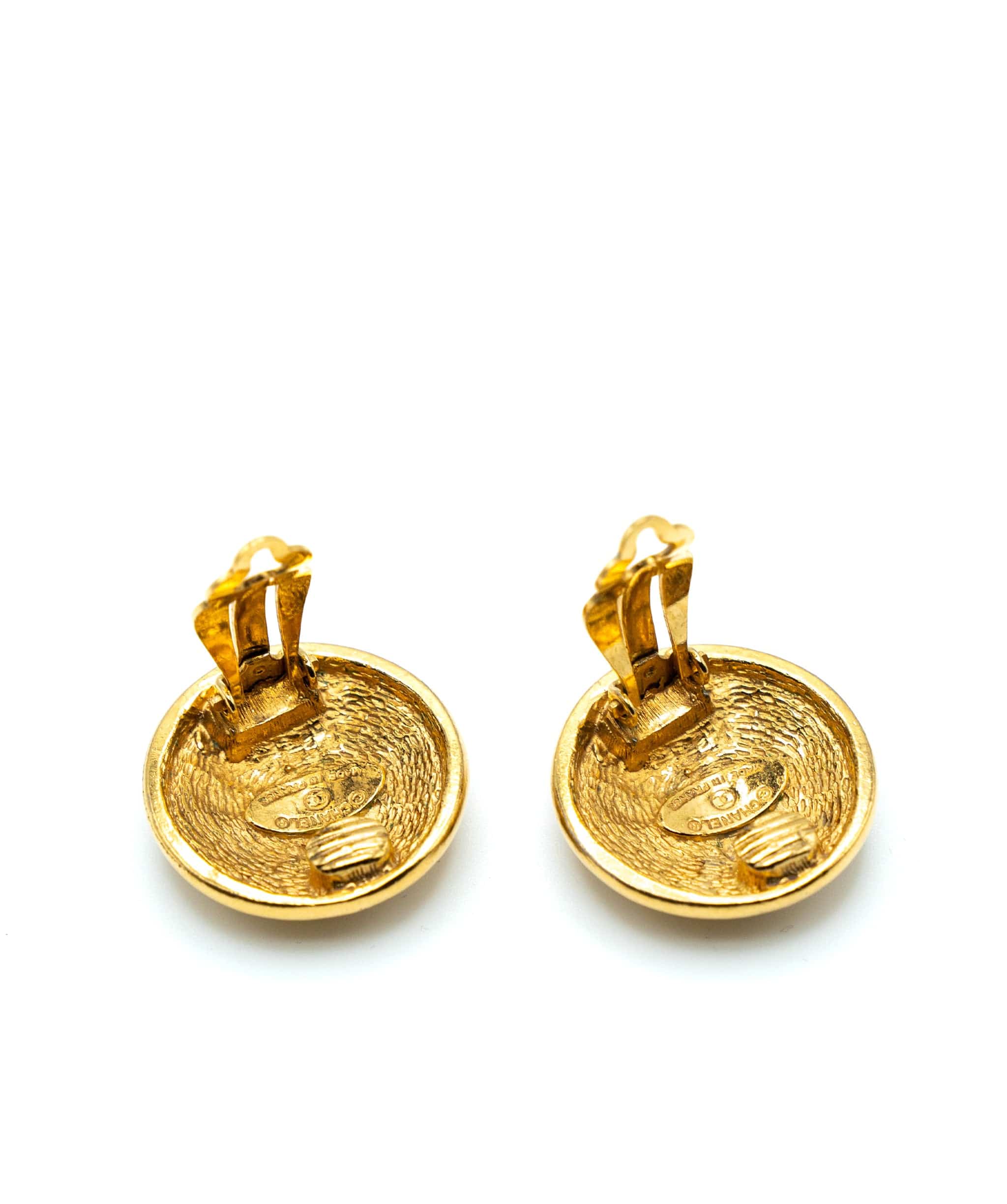 Chanel Chanel Quilted Button Earrings  - ASL3907