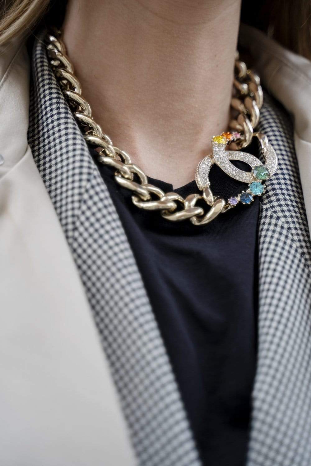 Chanel Chanel rainbow chain chocker - LP-CHL-103