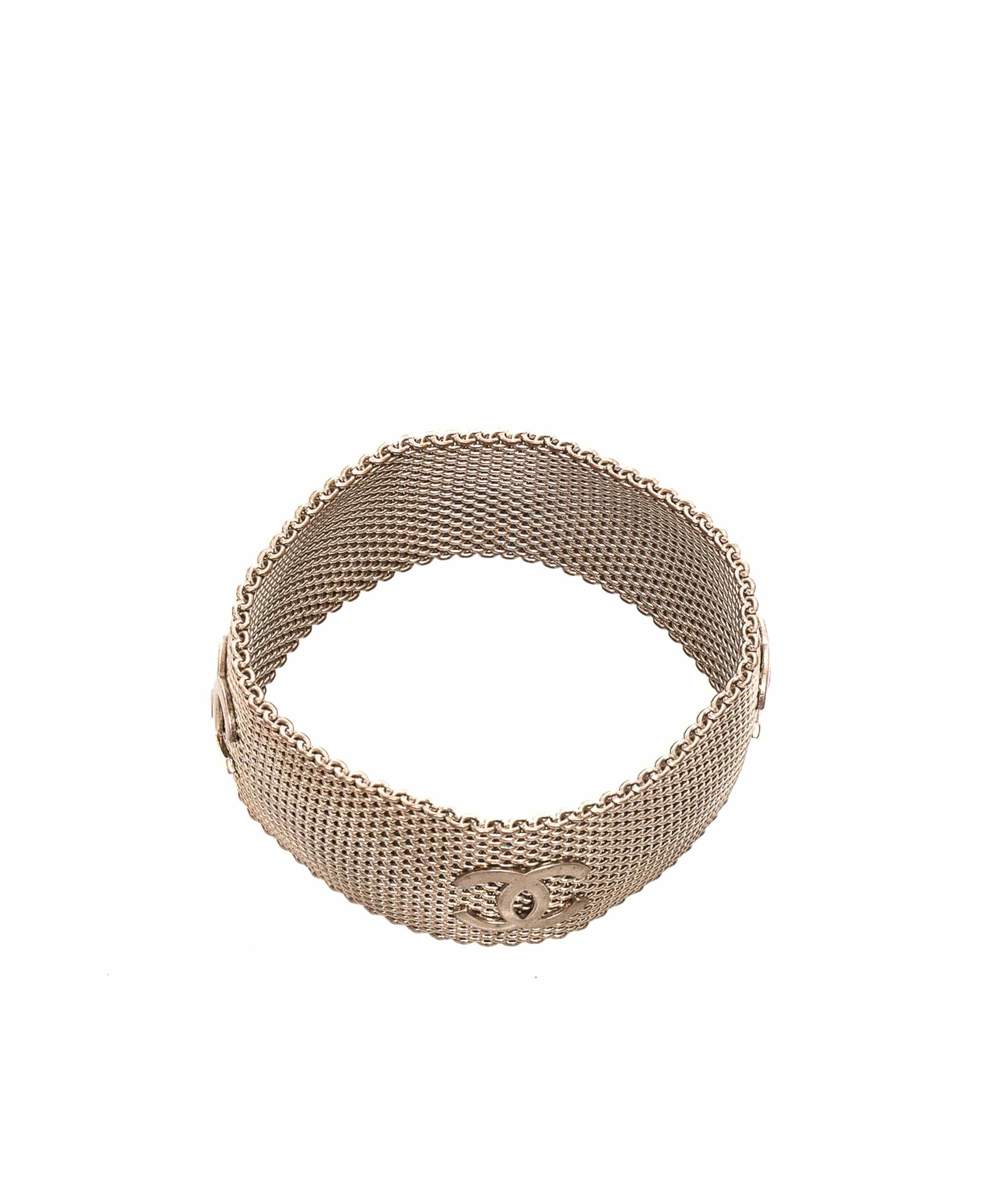 Chanel Chanel Rare Silver Mesh Bangle - AWL1520