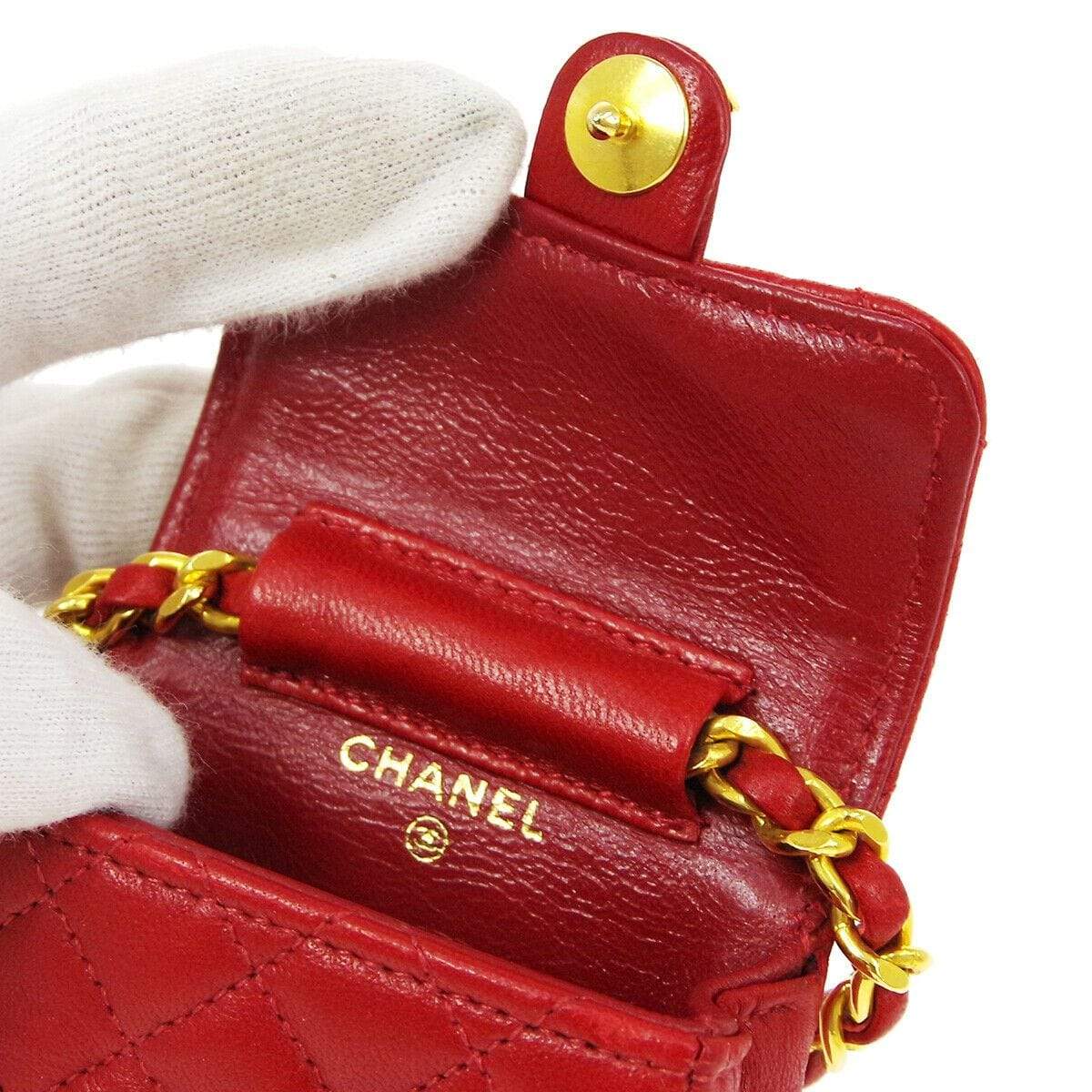 Chanel Chanel Red Belt Bag