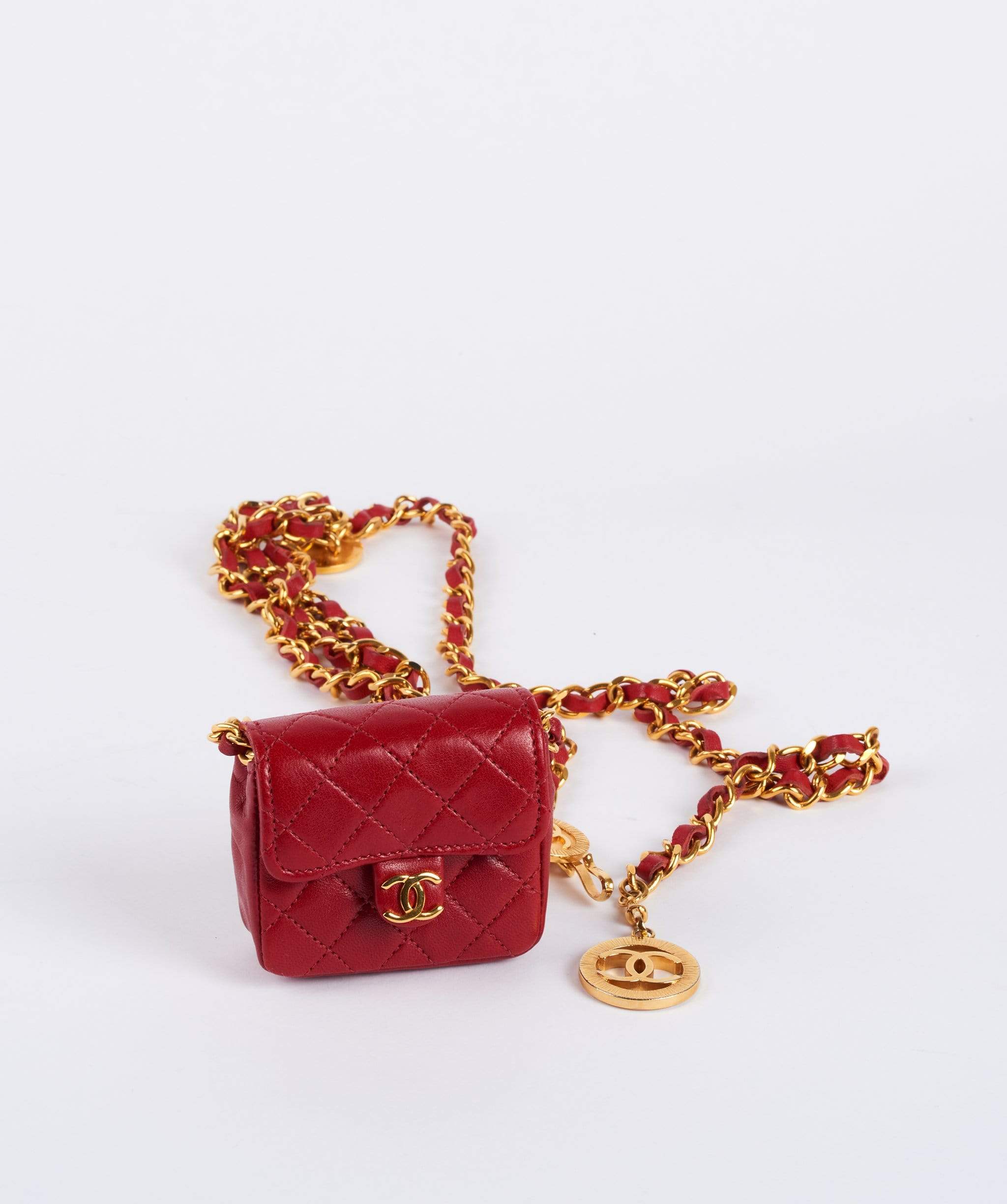 Chanel Chanel Red Belt Bag