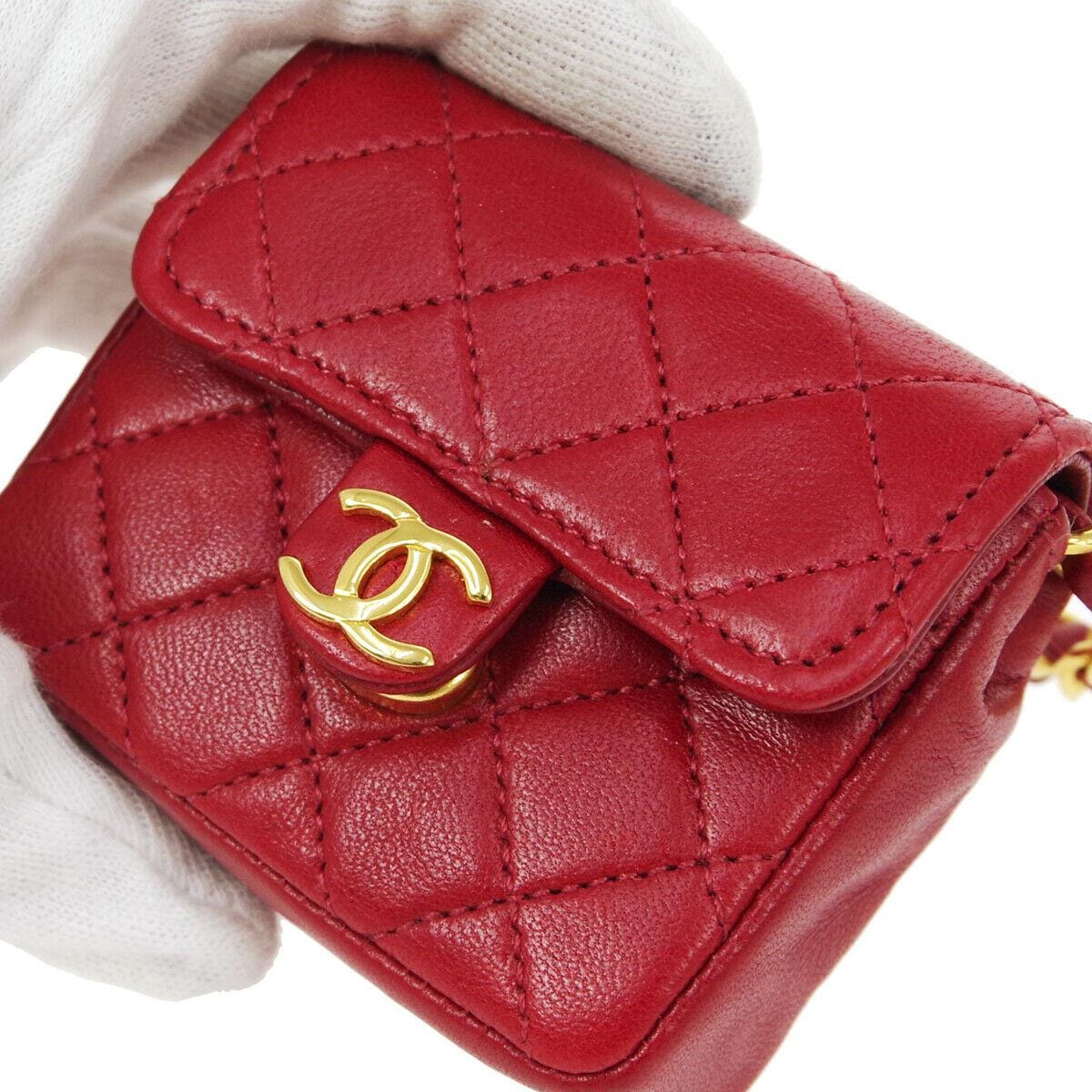 Chanel Chanel Red Belt Bag