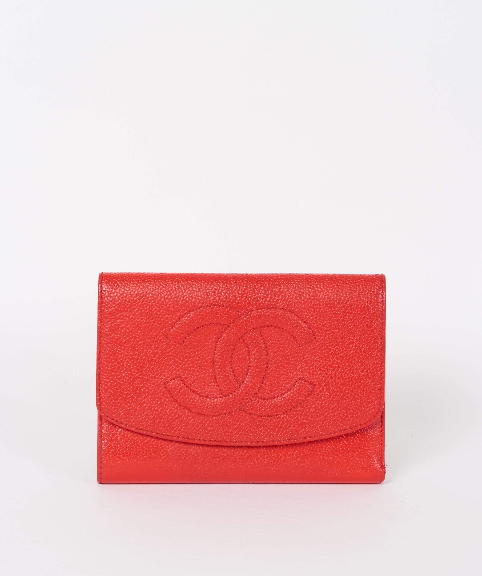 Chanel Chanel Red Classic Wallet