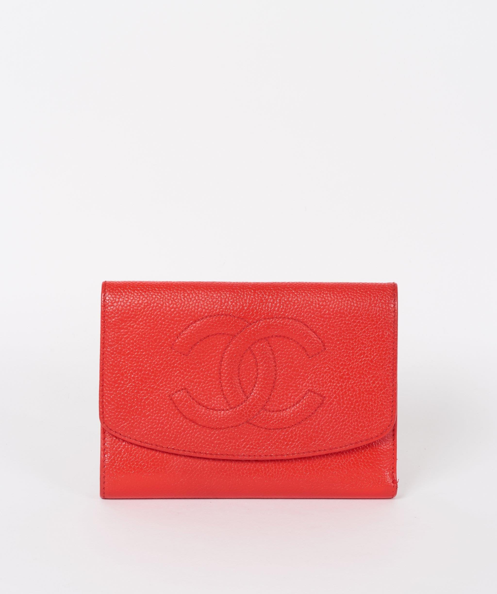 Chanel Chanel Red Classic Wallet