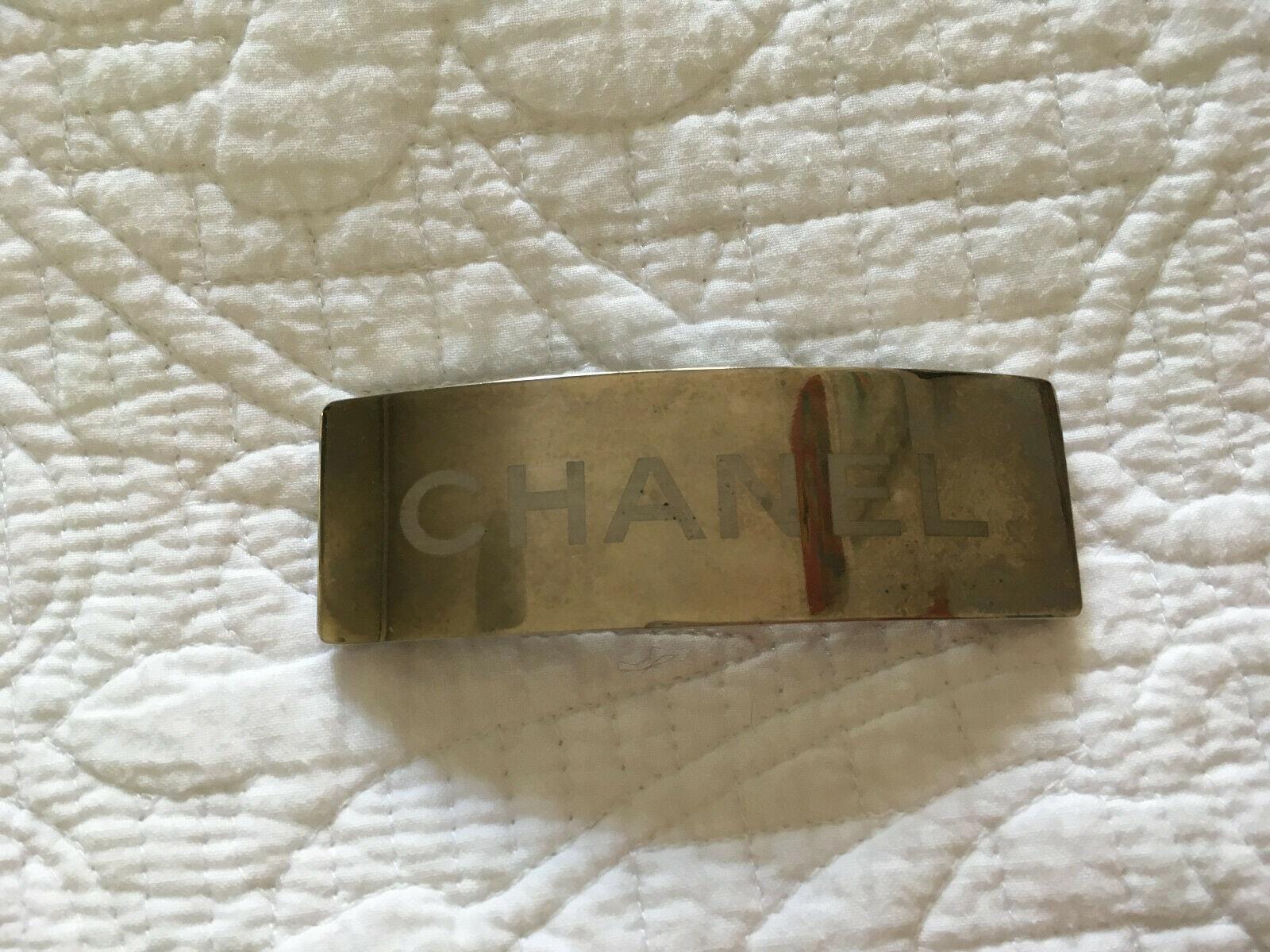 Chanel Chanel Silver Barette Clip