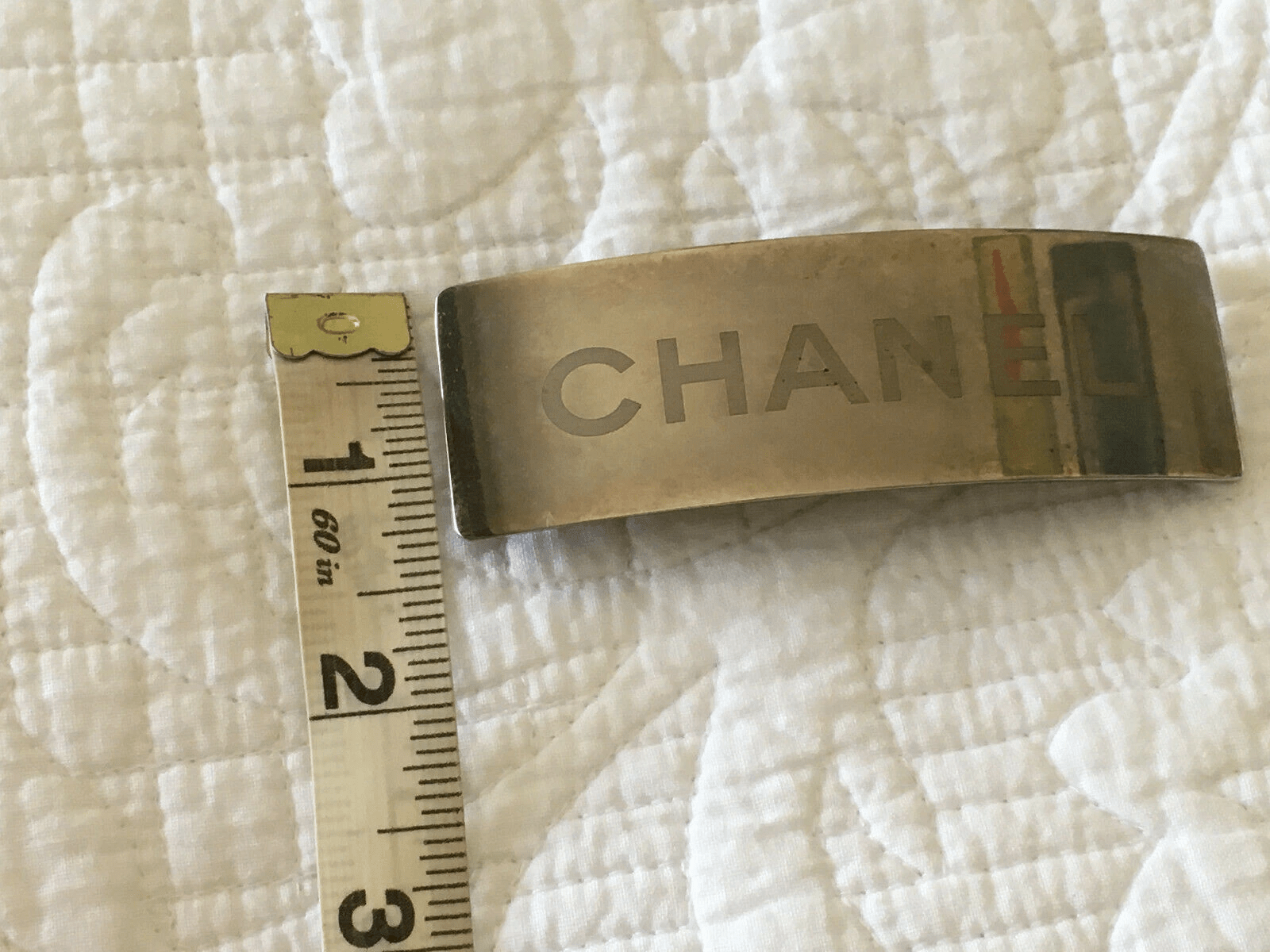 Chanel Chanel Silver Barette Clip