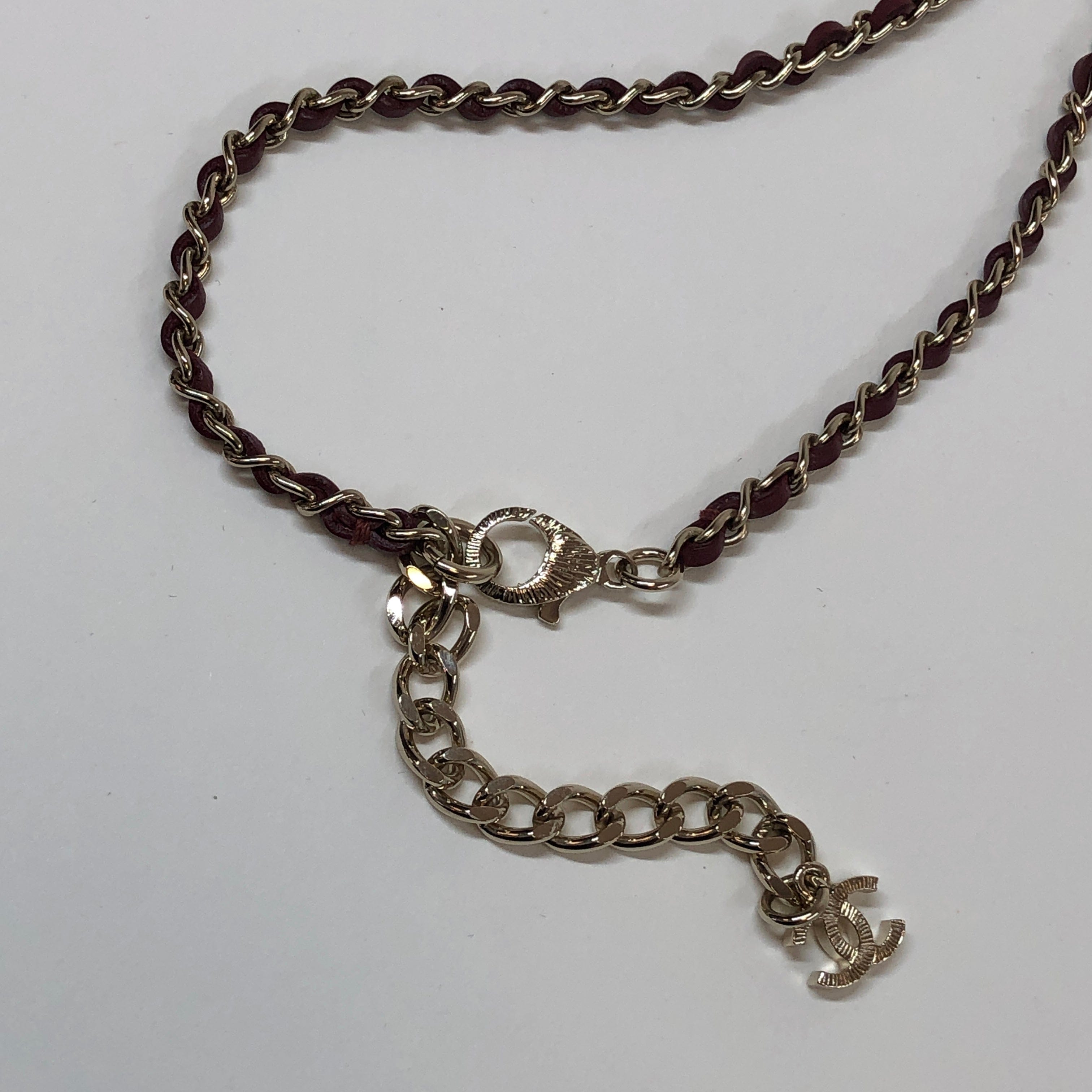 Chanel Chanel Silver Heart Necklace  PXL1119