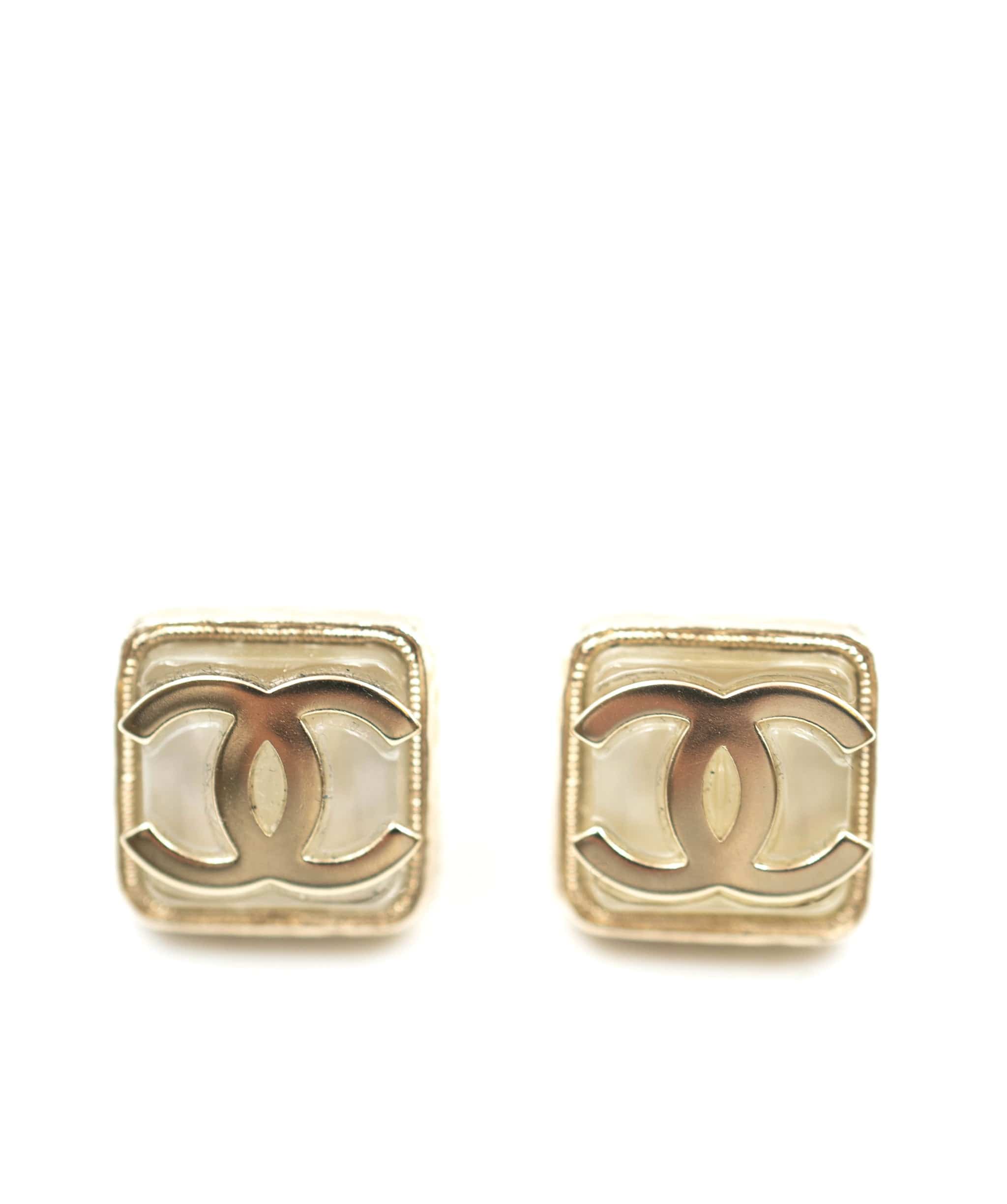 Chanel Chanel Square CC earrings AGL2345