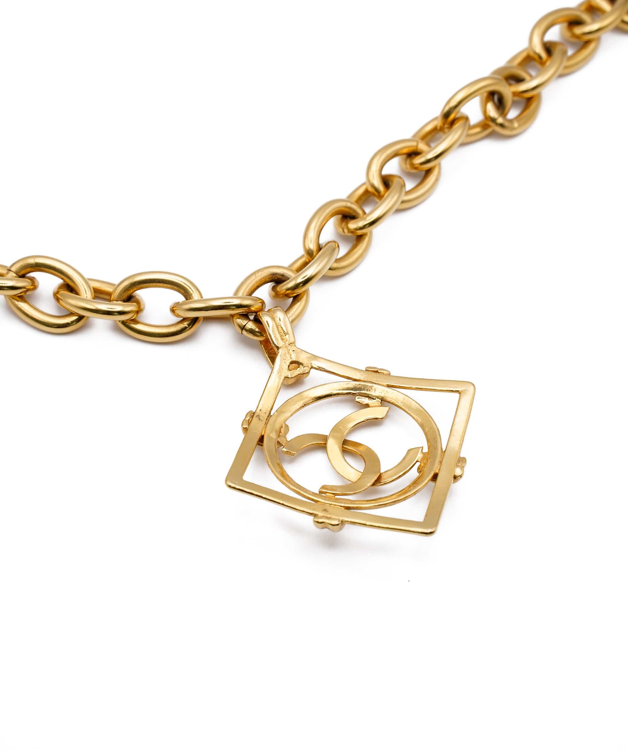 Chanel chanel squared cc necklace AWL4504