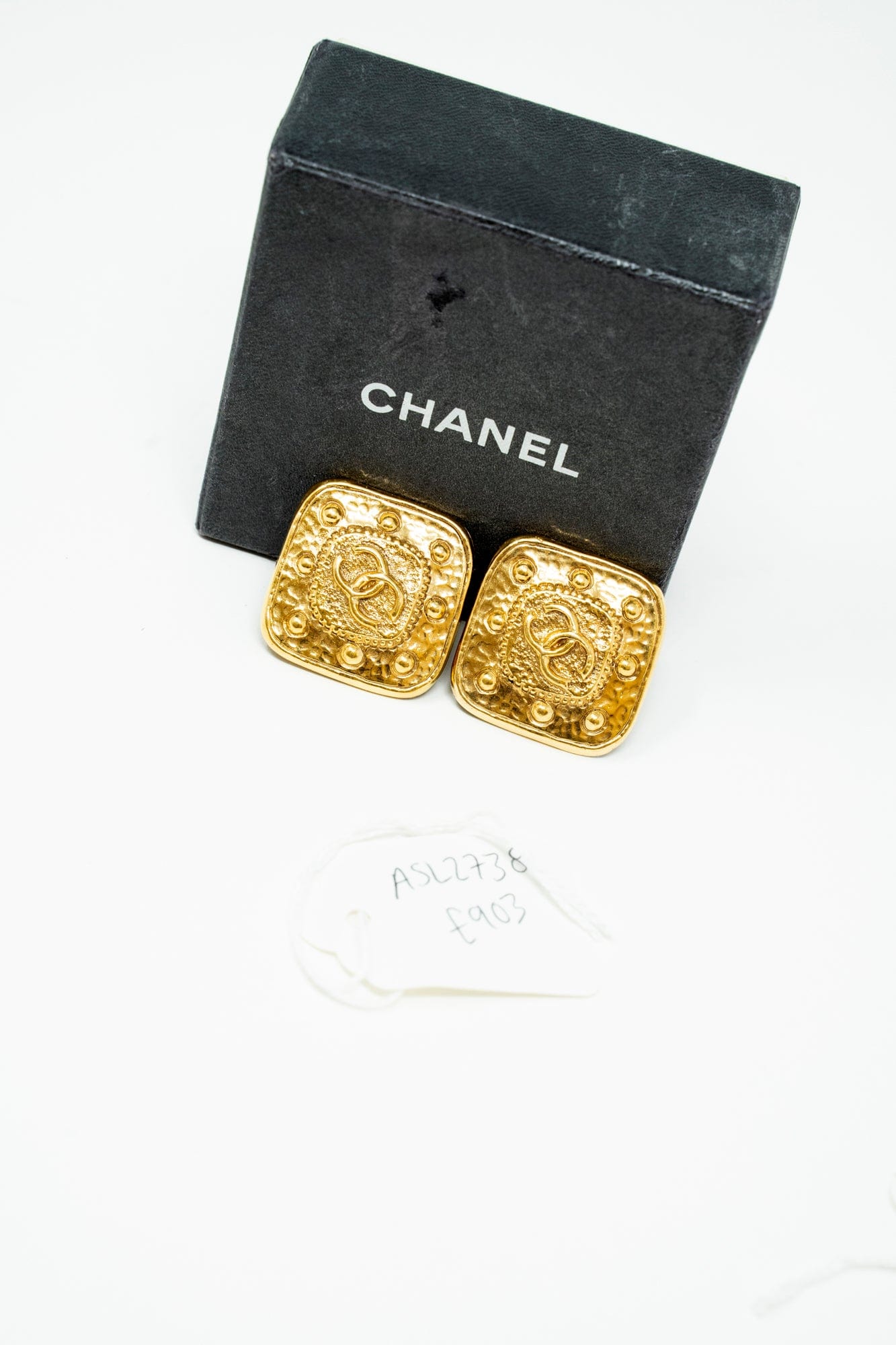 Chanel Chanel squared earrings ASL2738