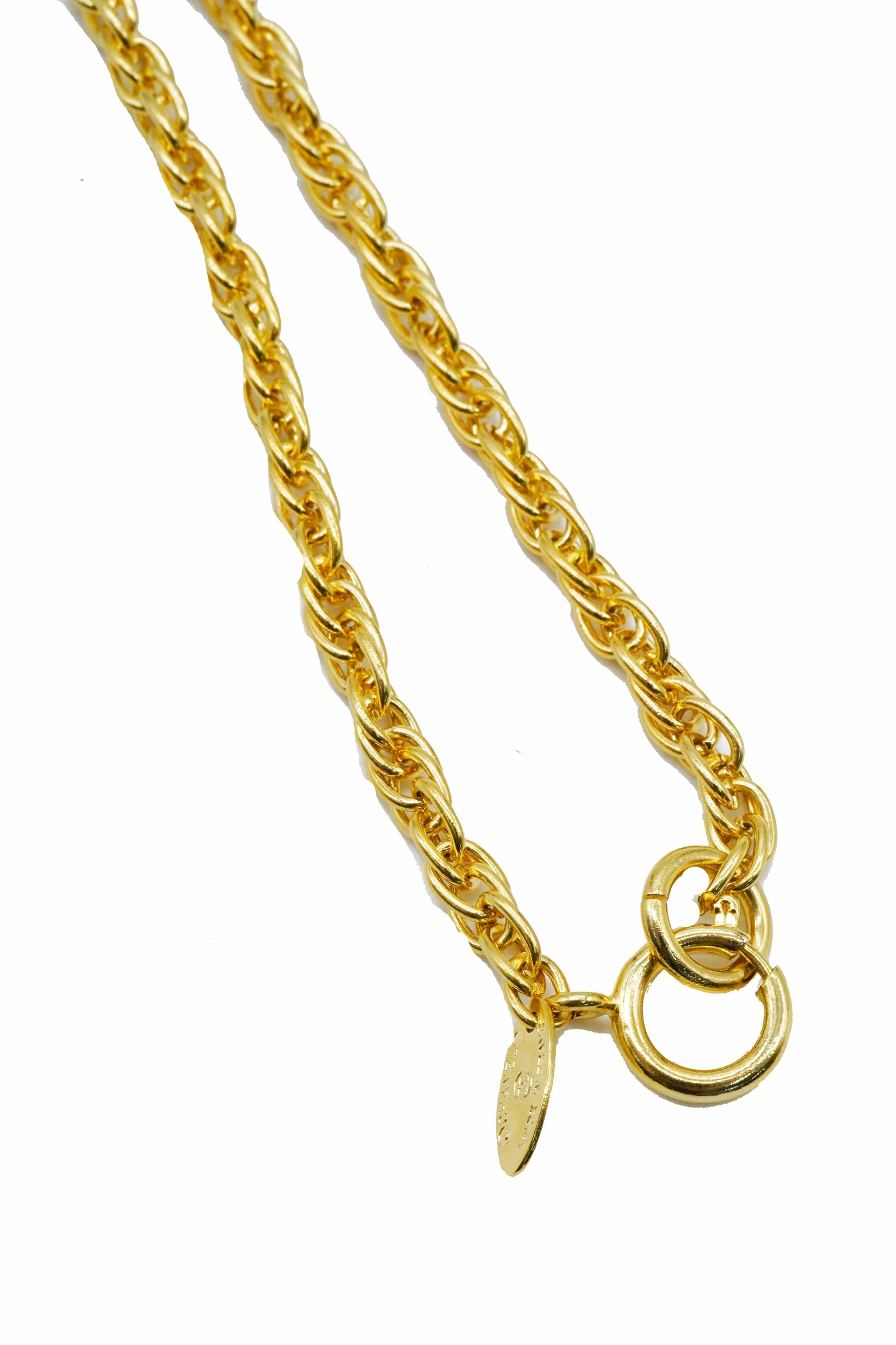 Chanel Chanel sunburst CC top necklace AWL4415