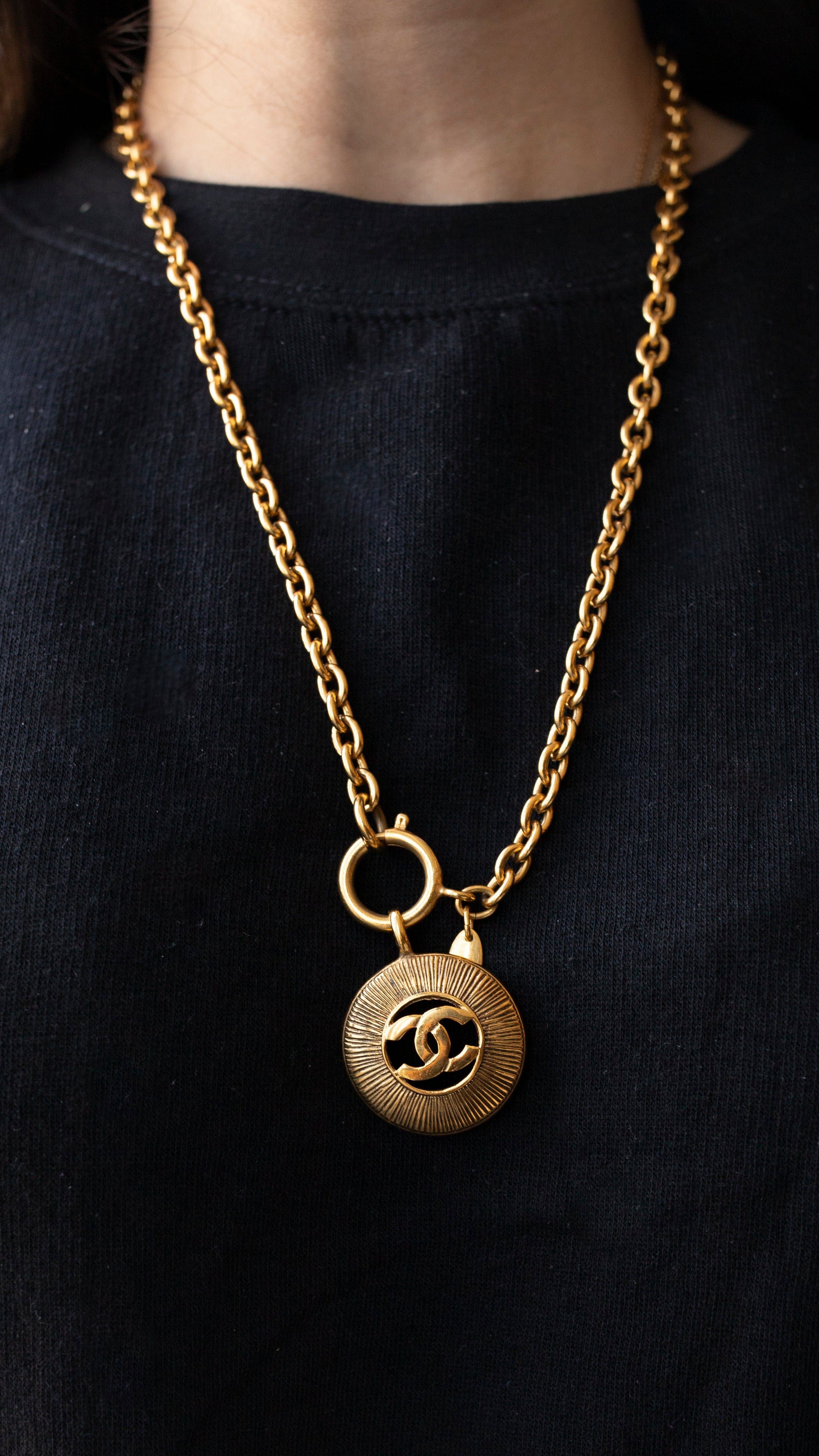 Chanel Chanel Sunburst Pendant ASL2685