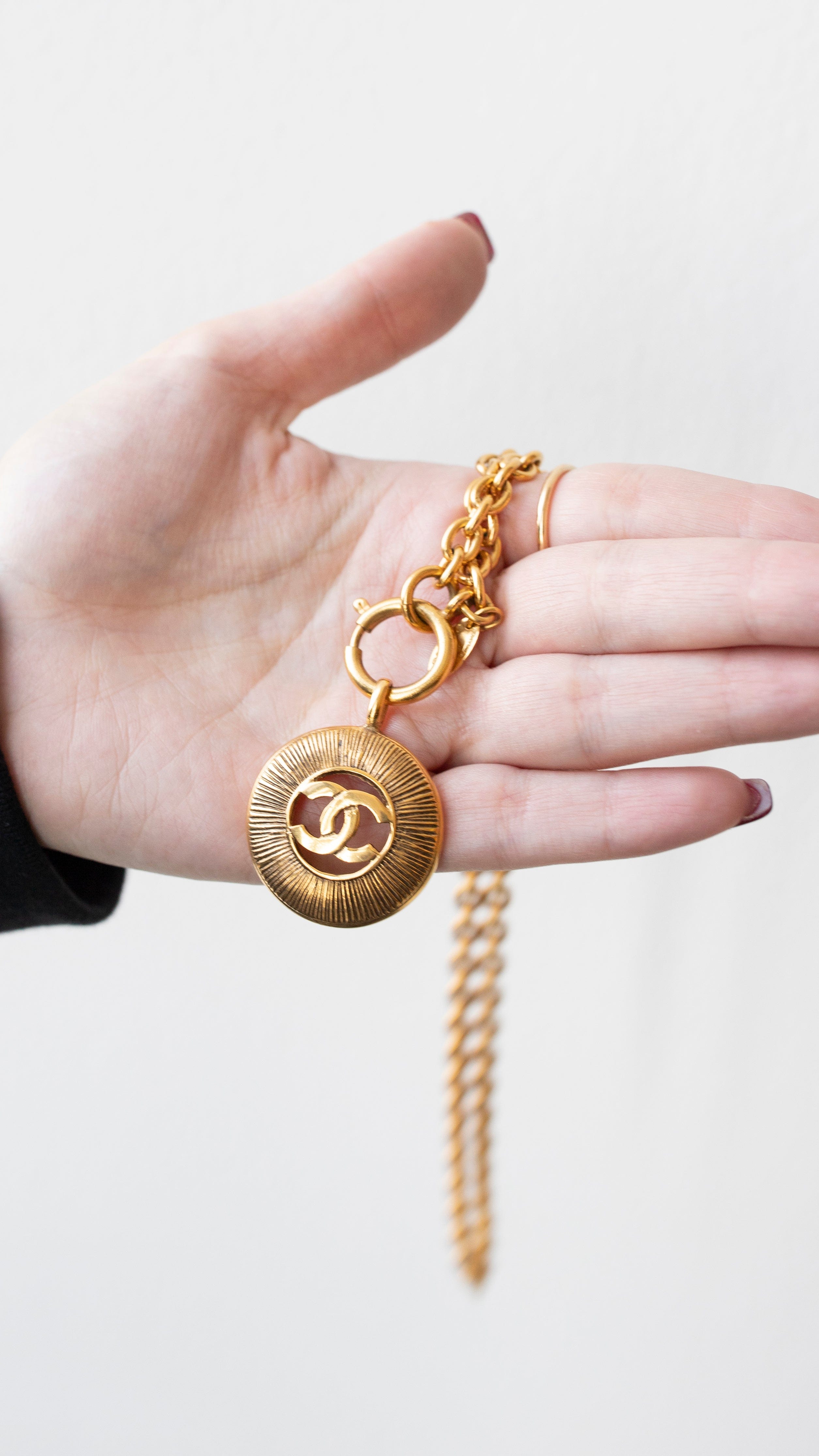 Chanel Chanel Sunburst Pendant ASL2685