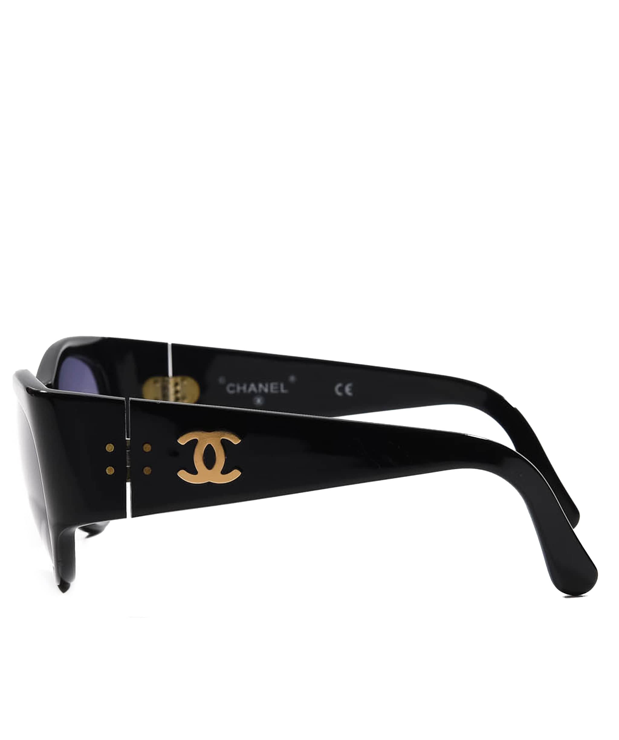 Chanel Chanel Sunglasses Black with Gold CC - AWL3574