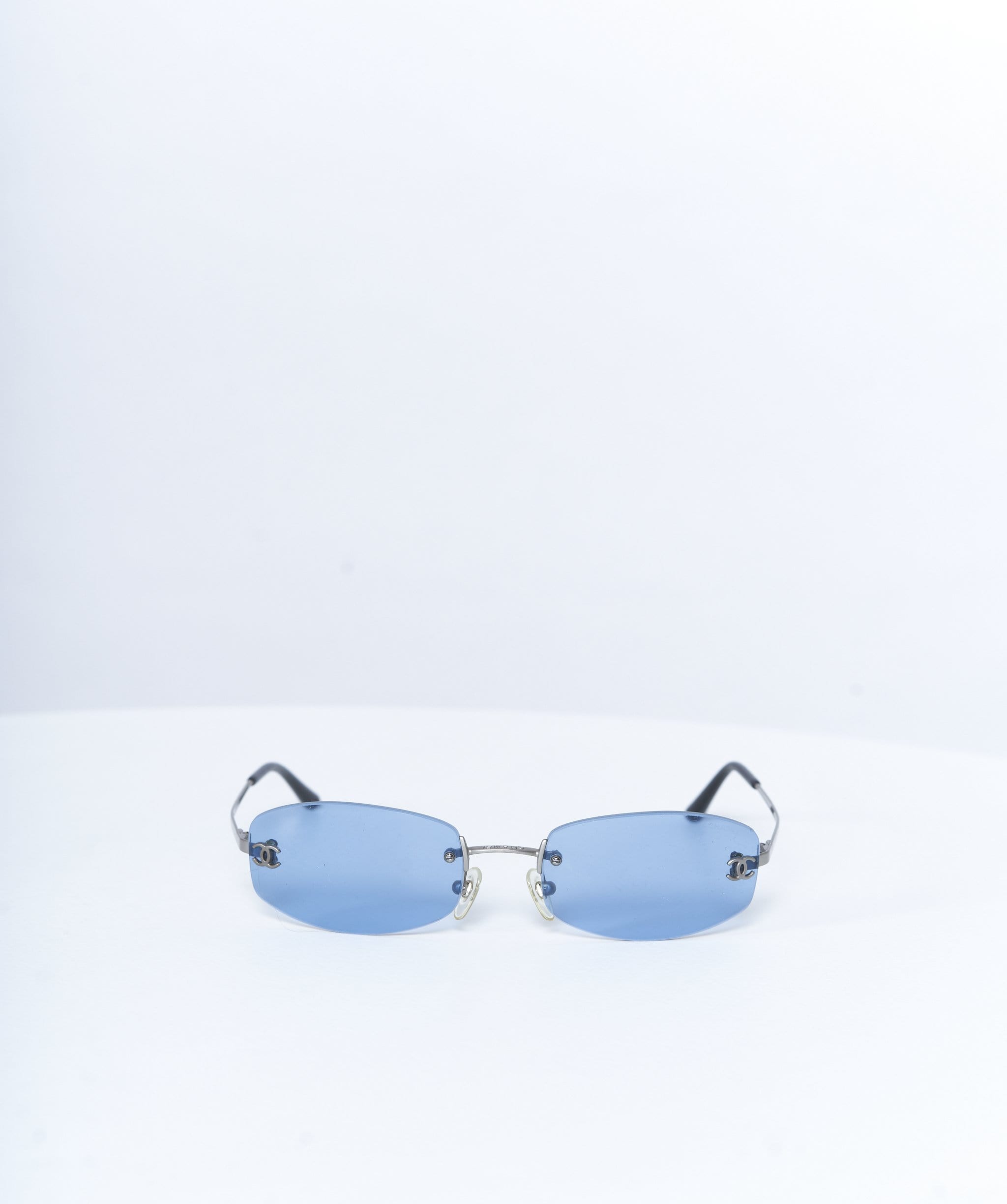 Chanel Chanel sunglasses blue cc 1990's