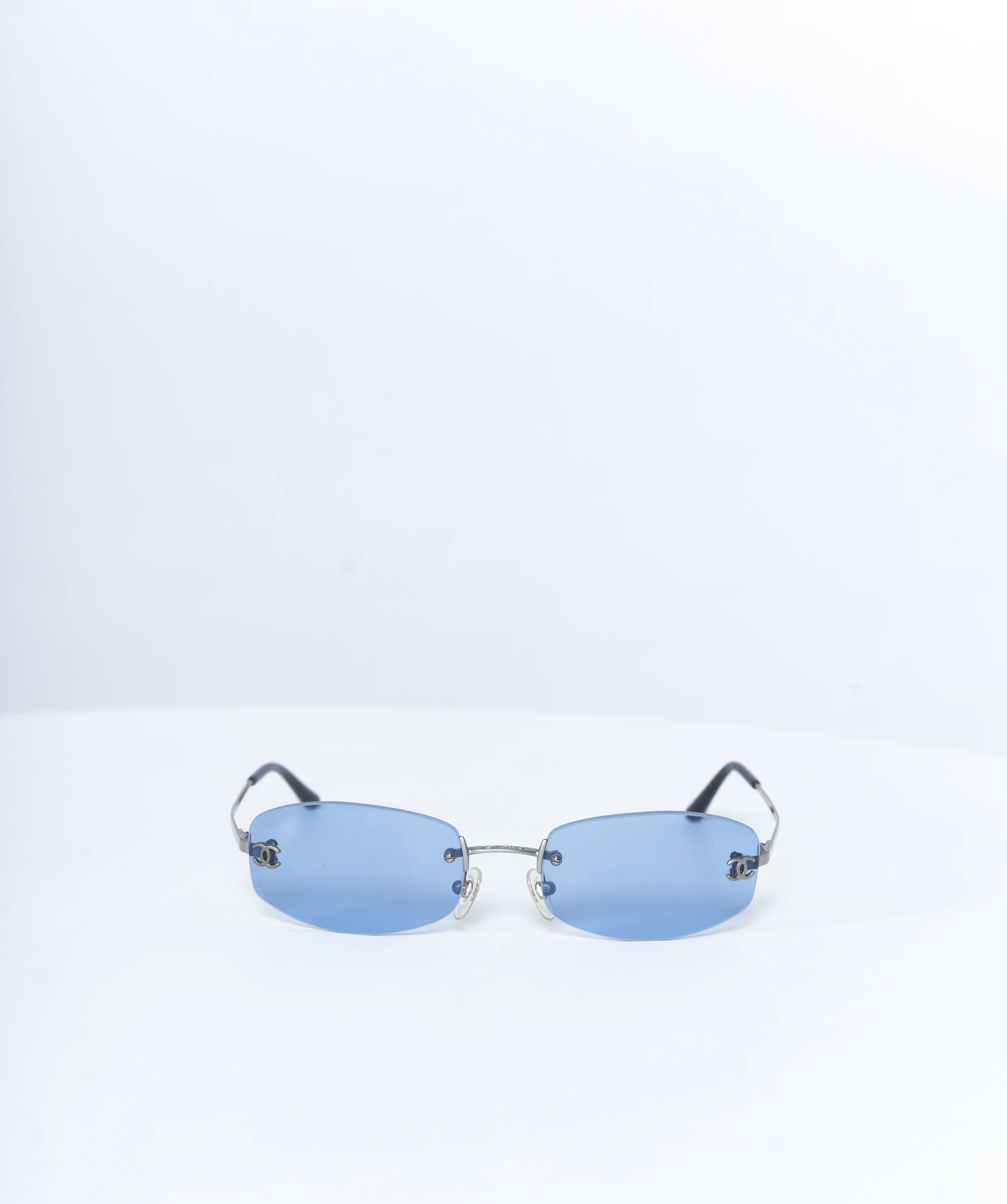 Chanel Chanel sunglasses blue cc 1990's