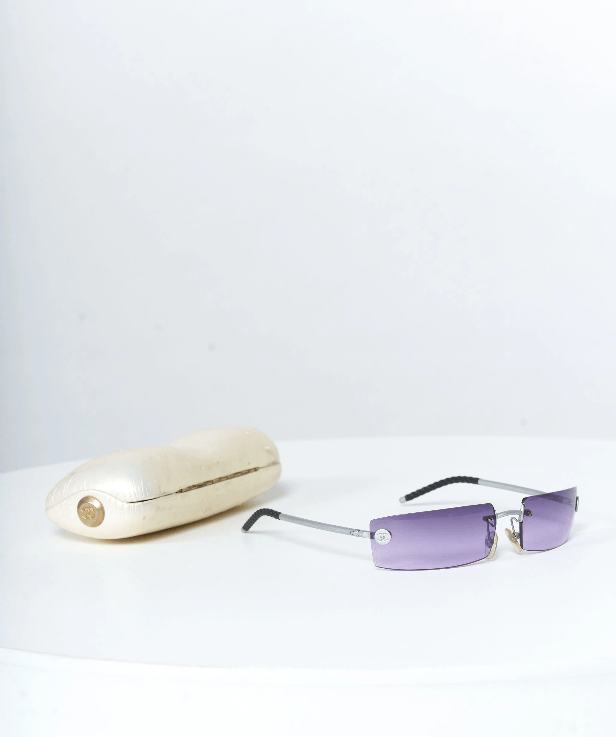 Chanel Chanel sunglasses purple 90's