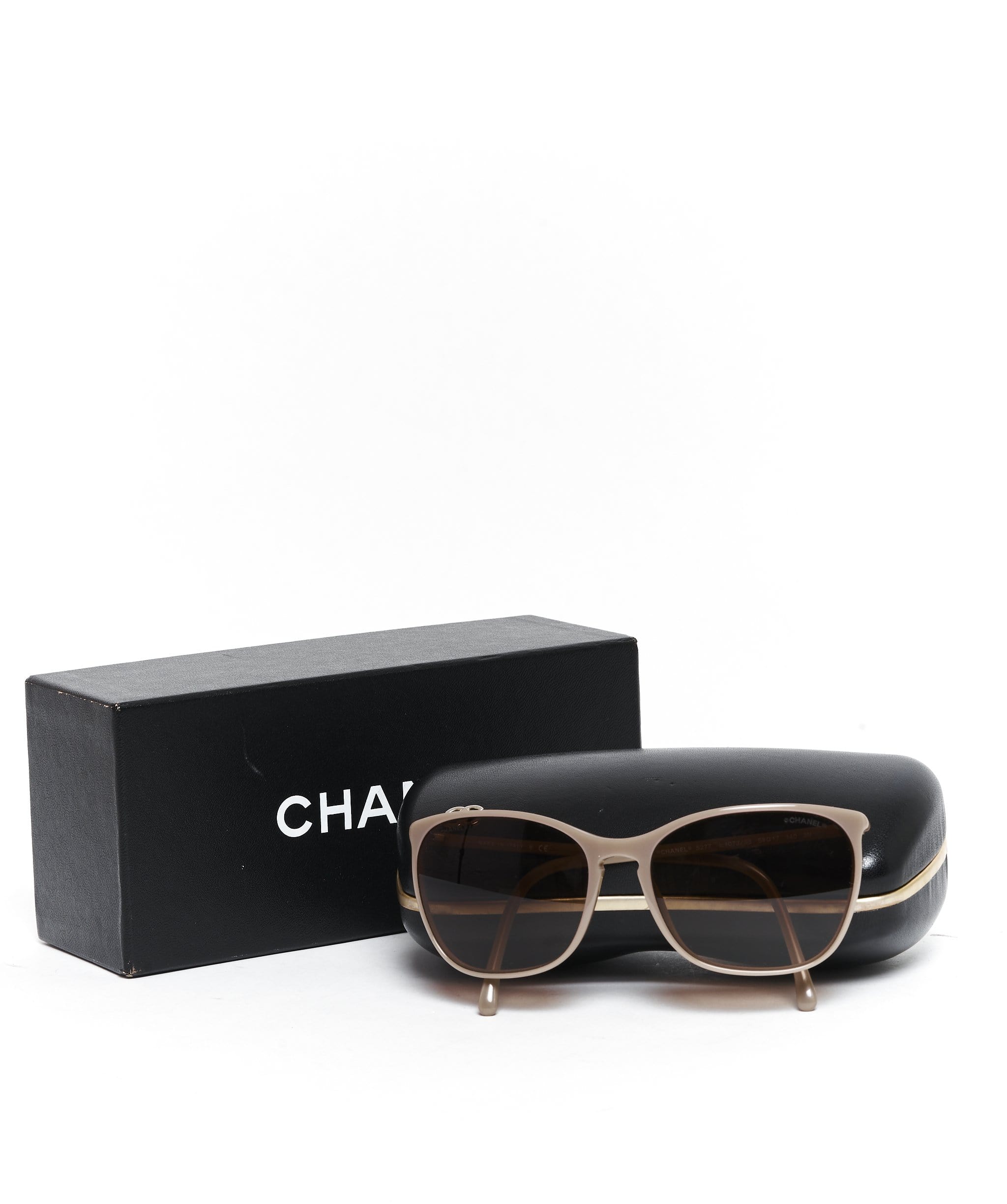 Chanel Chanel Taupe Thin Frame sunglasses